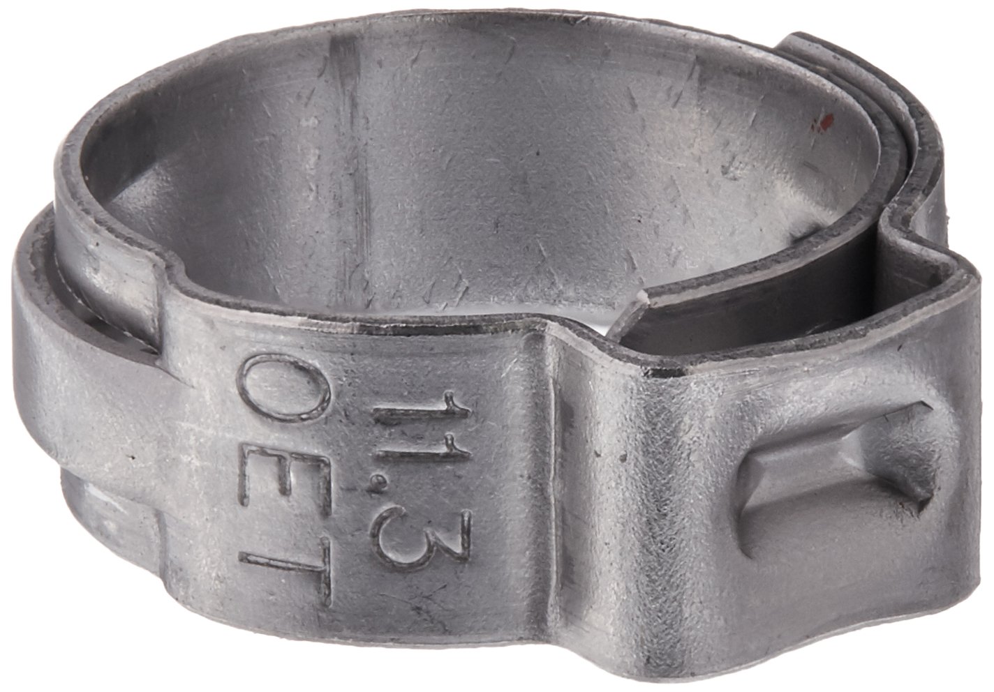 Oetiker 16700007 Stepless Ear Clamp, One Ear 5 mm Band Width, Clamp ID Range 9.6 mm (Closed) - 11.3 mm (Open) (Pack of 50)