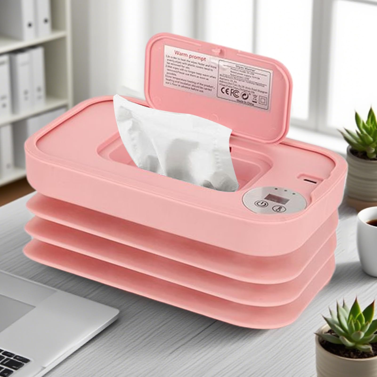 Scalda Salviette per Neonato Ricarica USB a 3 Modalità Forniture per | Scaldasalviette Pieghevole E Dispenser Da Viaggio Per Viaggi di Lavoro, Spostamenti in Auto e Viaggi su Strada