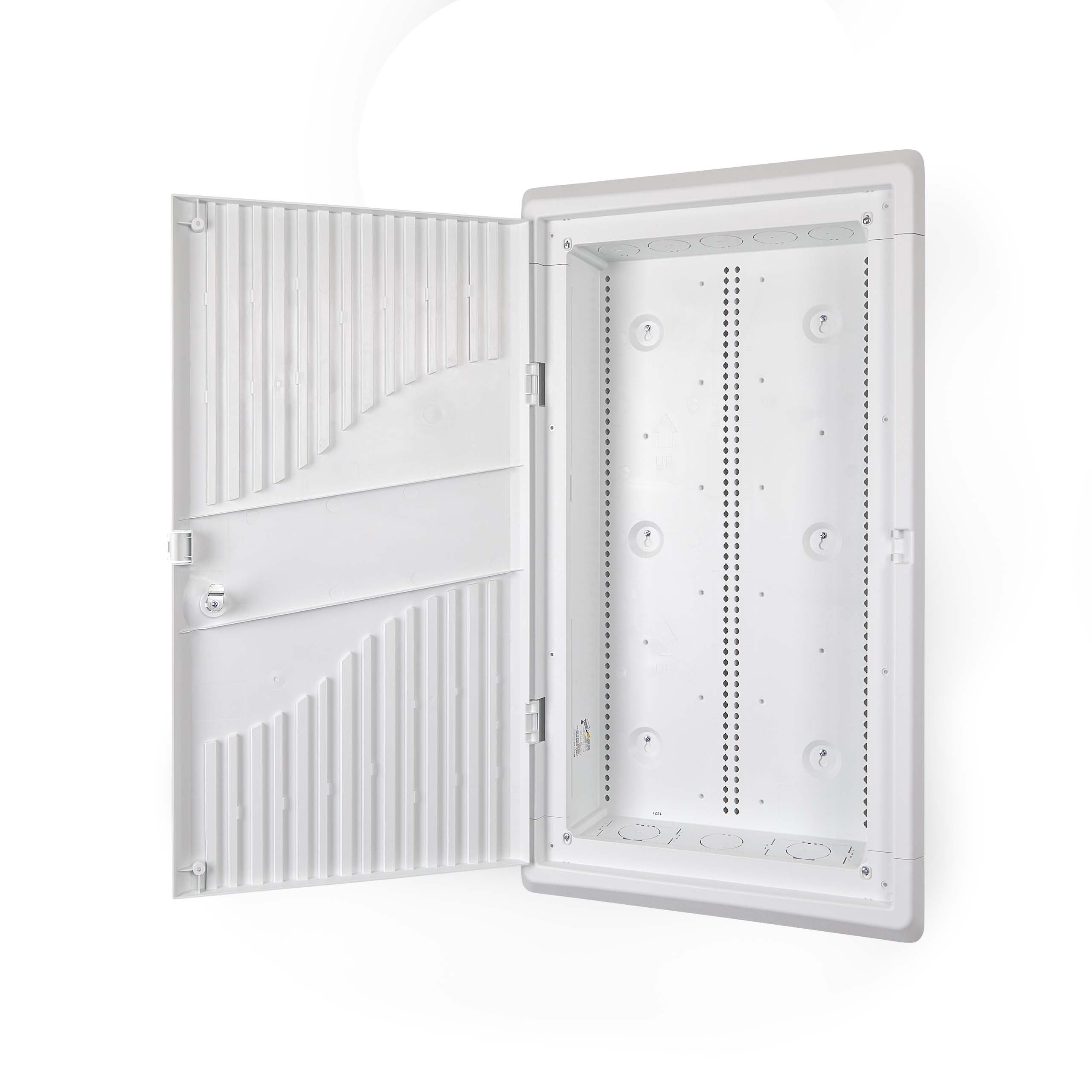 StarTech 28-Inch Wall-Mount Structured Media Enclosure, Cable Management
