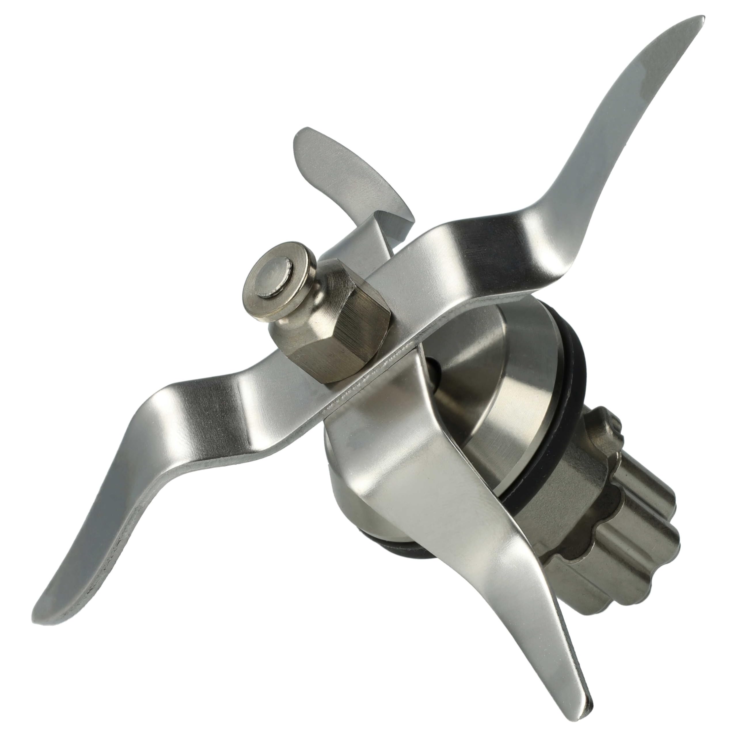 vhbw gruppo lame compatibile con Silvercrest SKMK1200C3, 389505, SKMK1100A1 robot da cucina - Con 4 lame in acciaio inox