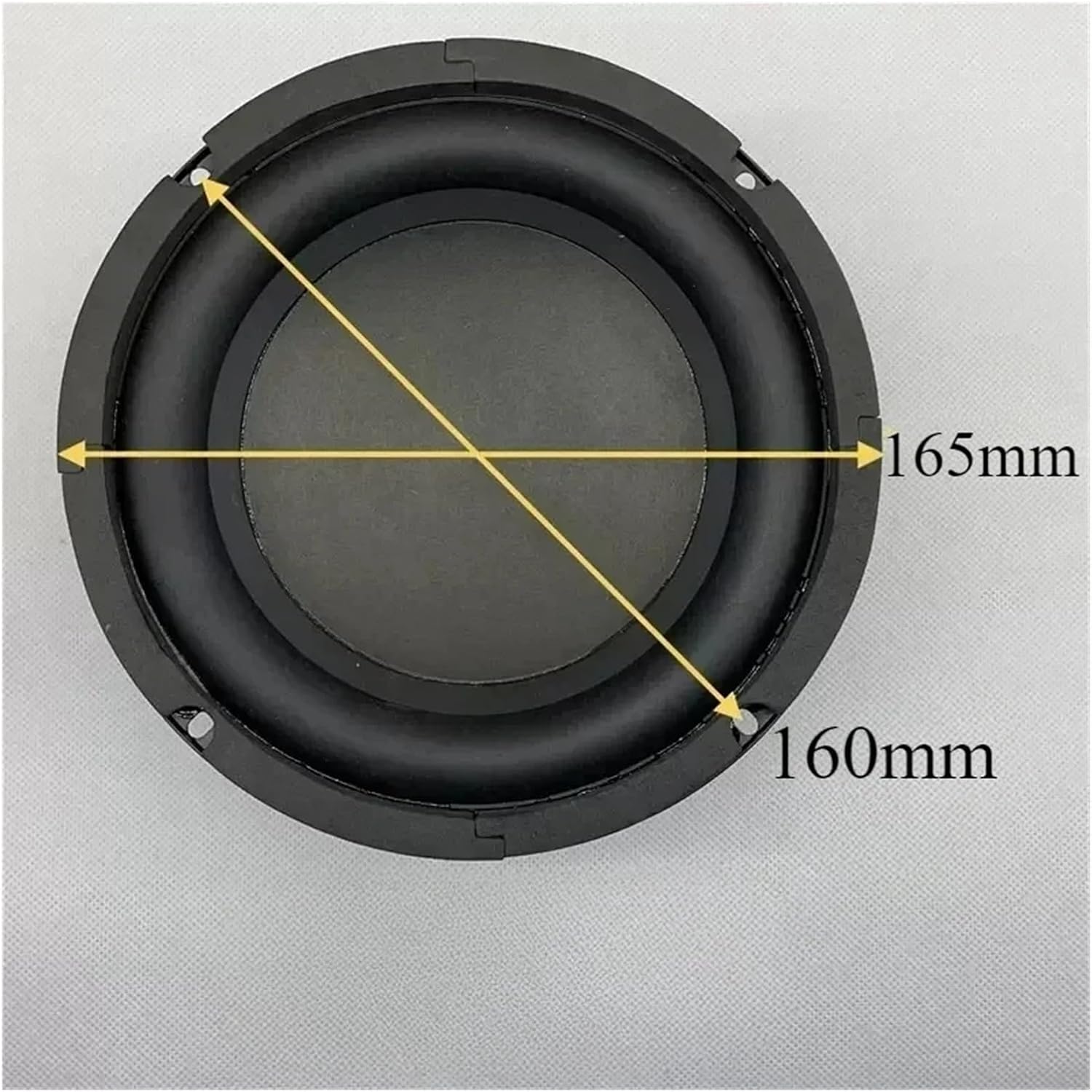 1Pcs 6.5 Inch Subwoofer Audio Speaker 4 Ohm 100W Low Frequency Super Bass Ultra-Long Stroke HiFi Loudspeaker