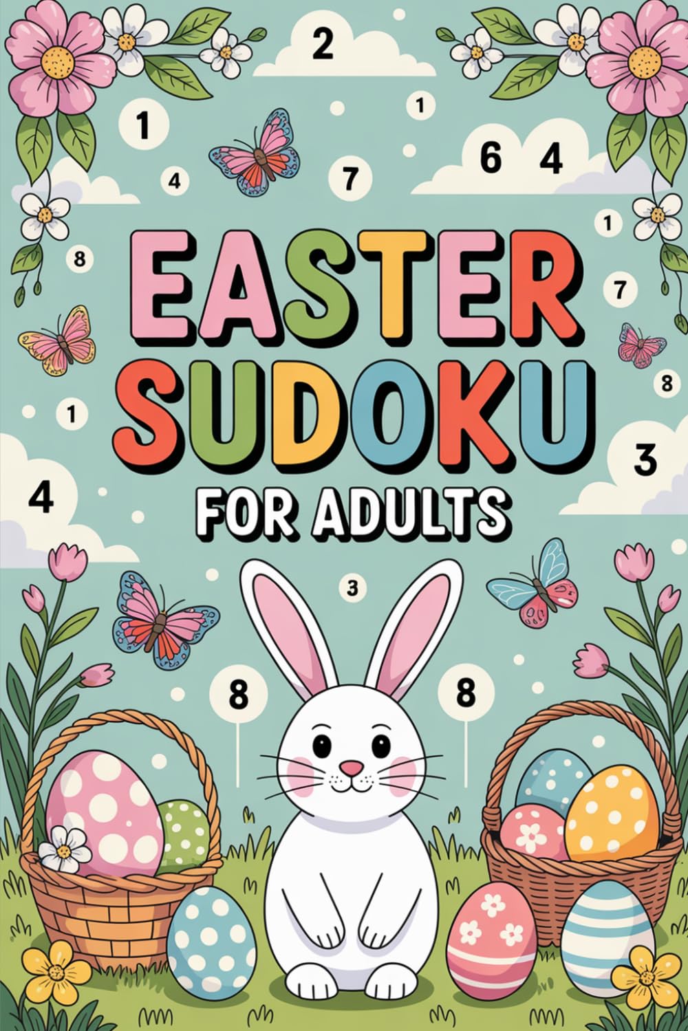 Easter Sudoku for Adults: Thoughtful Puzzle Challenge Book for Grown-Ups