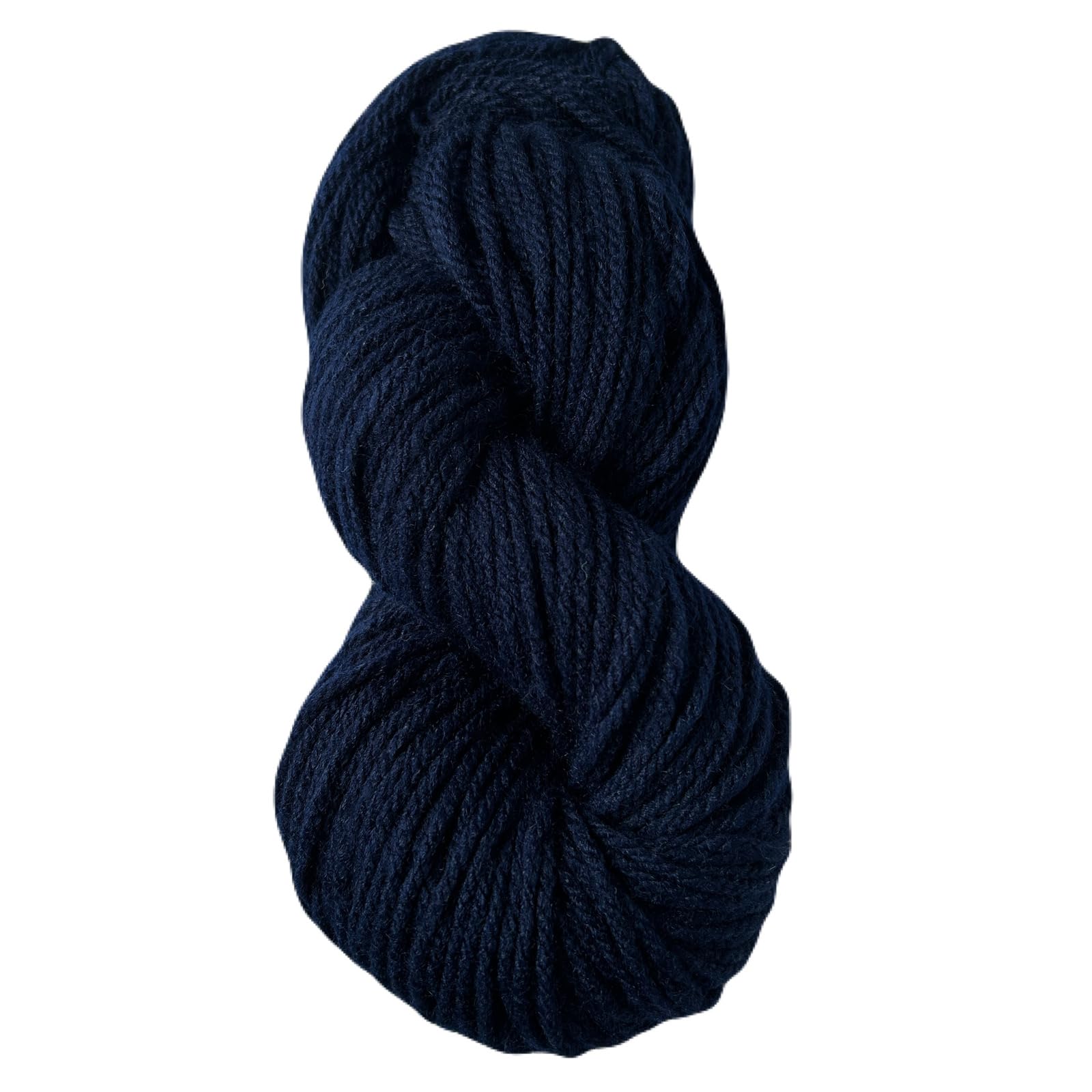 6 Ply Acrylics Hand Knitting Yarn in Hanks for Knitting and Crochet (Navy Blue)