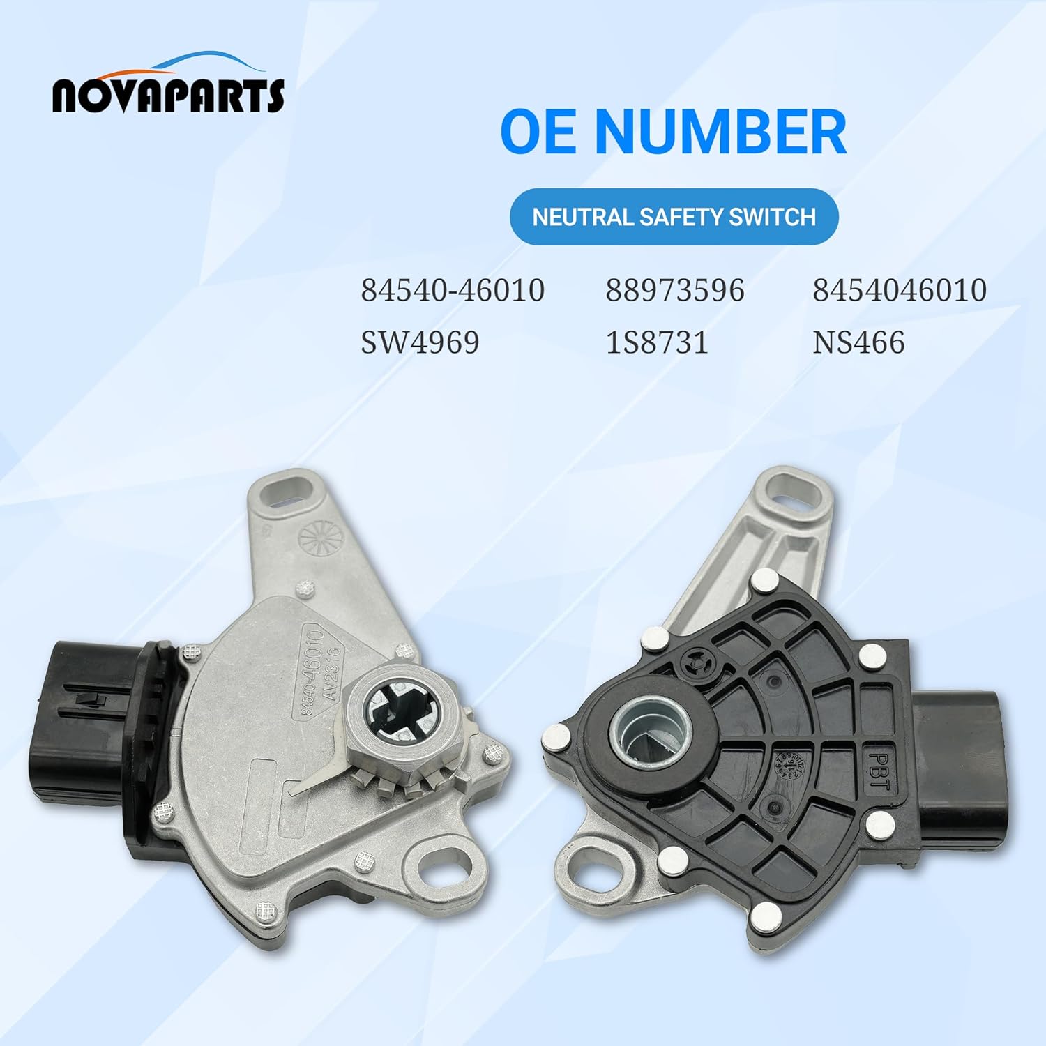 NOVAPARTS Neutral Safety Switch 84540-46010 for 2009-2017 Toyota Corolla, 2005-2013 Toyota Matrix, 2006 Scion xA, 2007-2018 Yaris
