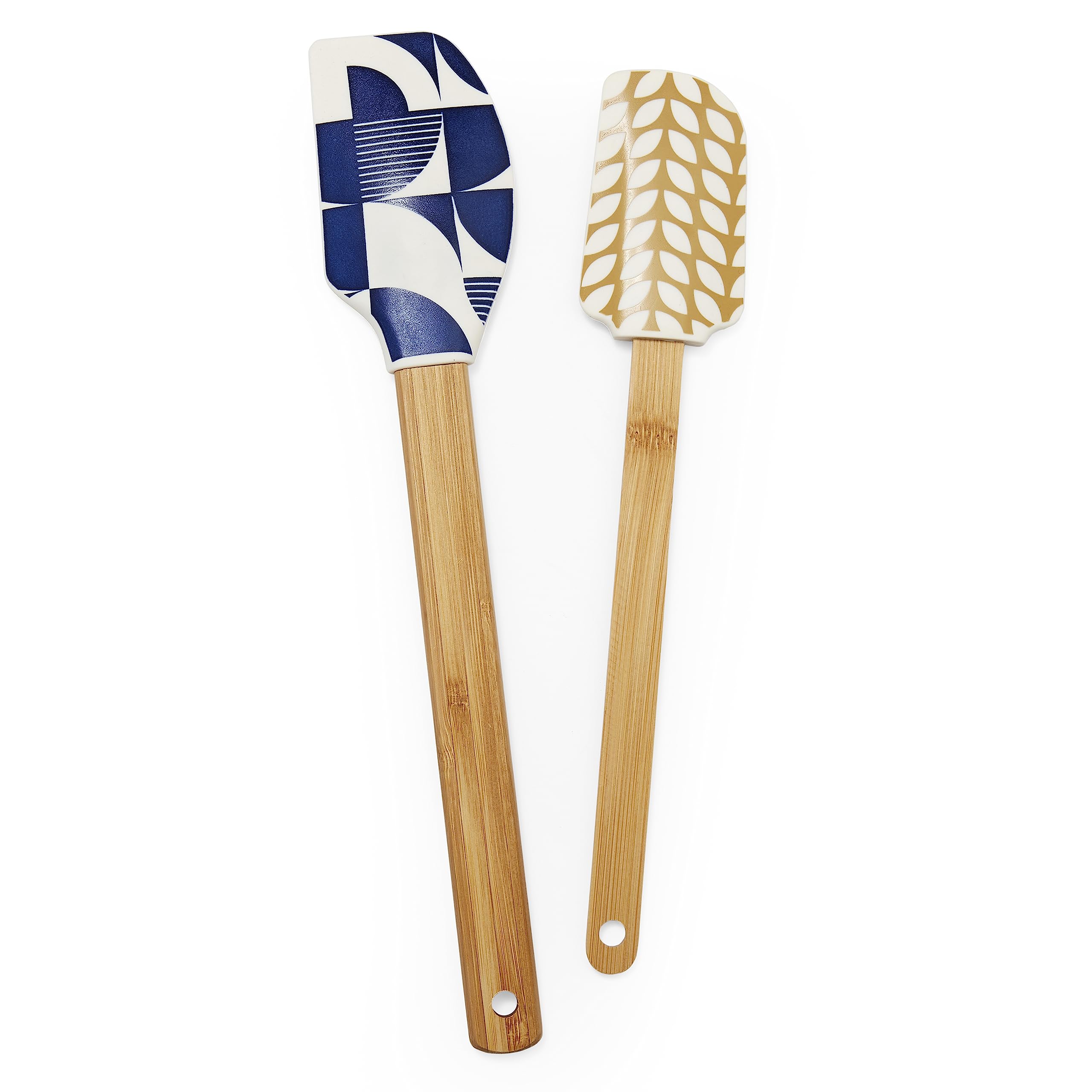 Cooksmart Pack of 2 Spatulas for Cooking | British Designed Cooking Spatula Great for Cooking Fry Up's | Spatulas & Turners for All Kitchens - Bauhaus Geo