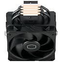 Cooler Master Hyper 212 Black CPU Air Cooler - Aluminium Finish, 4 Compact Continuous Direct Contact Heat Pipes, SickleFlow 120 Edge Fan, LGA1700 & AM5 Brackets - Black gallery image
