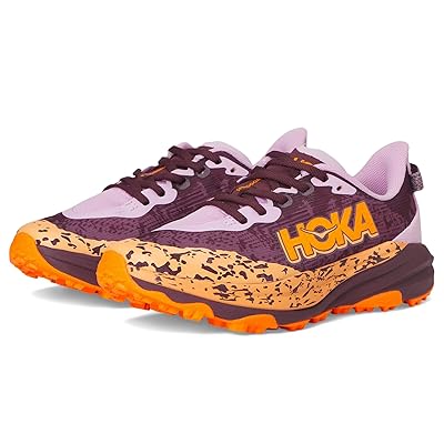 Hoka Kids Speedgoat 6 (Big Kid) Kids Shoes Flower Nectar/Neon Tangerine