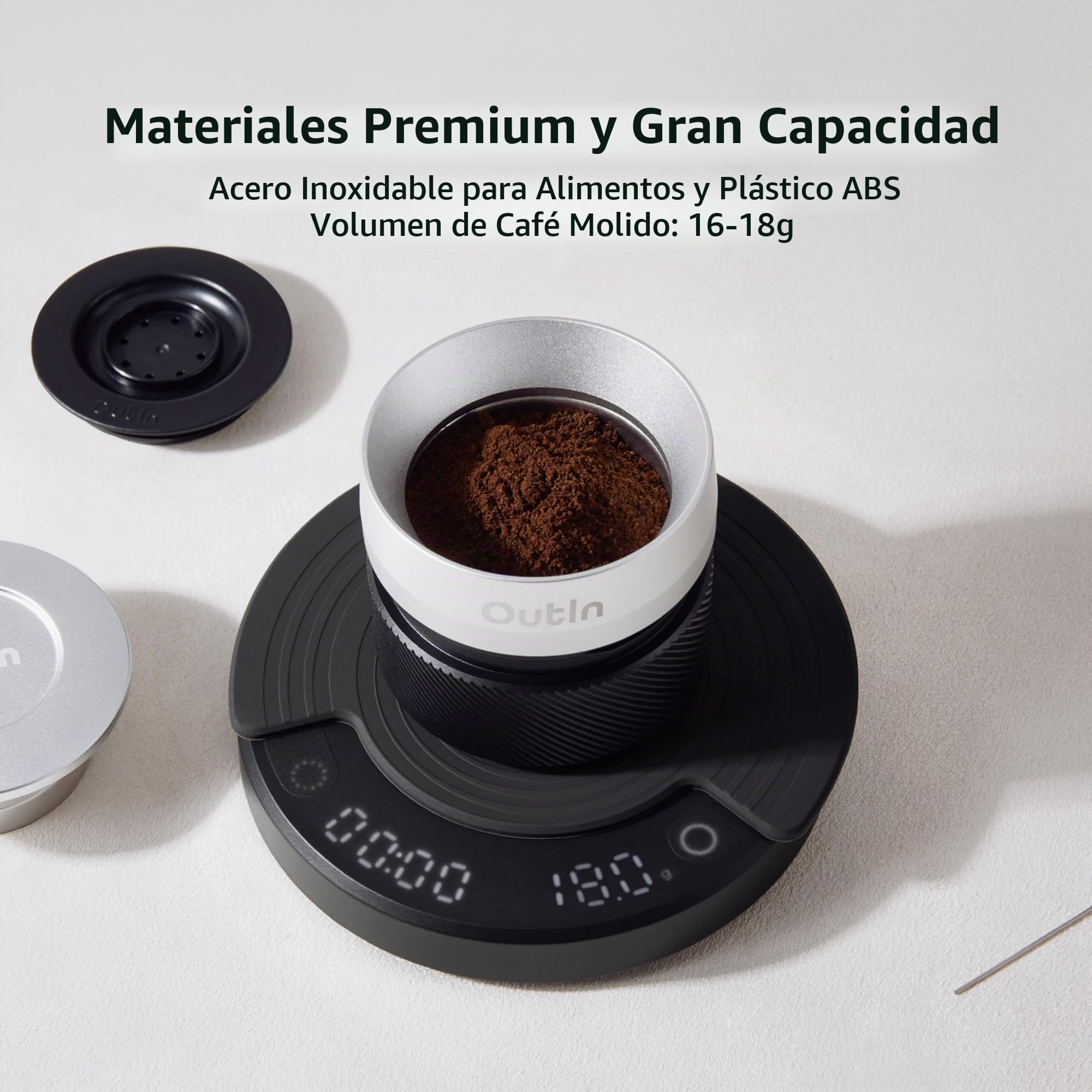 OutIn Nano Cafetera Espresso Eléctrica Portátil Nano Basket Plus