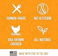 Vista 6 de Full Moon - Cecina de pollo para perros saludable, natural y de grado humano, sin granos, hecha en EE. UU., 1.5 libras (Paquete de 1)