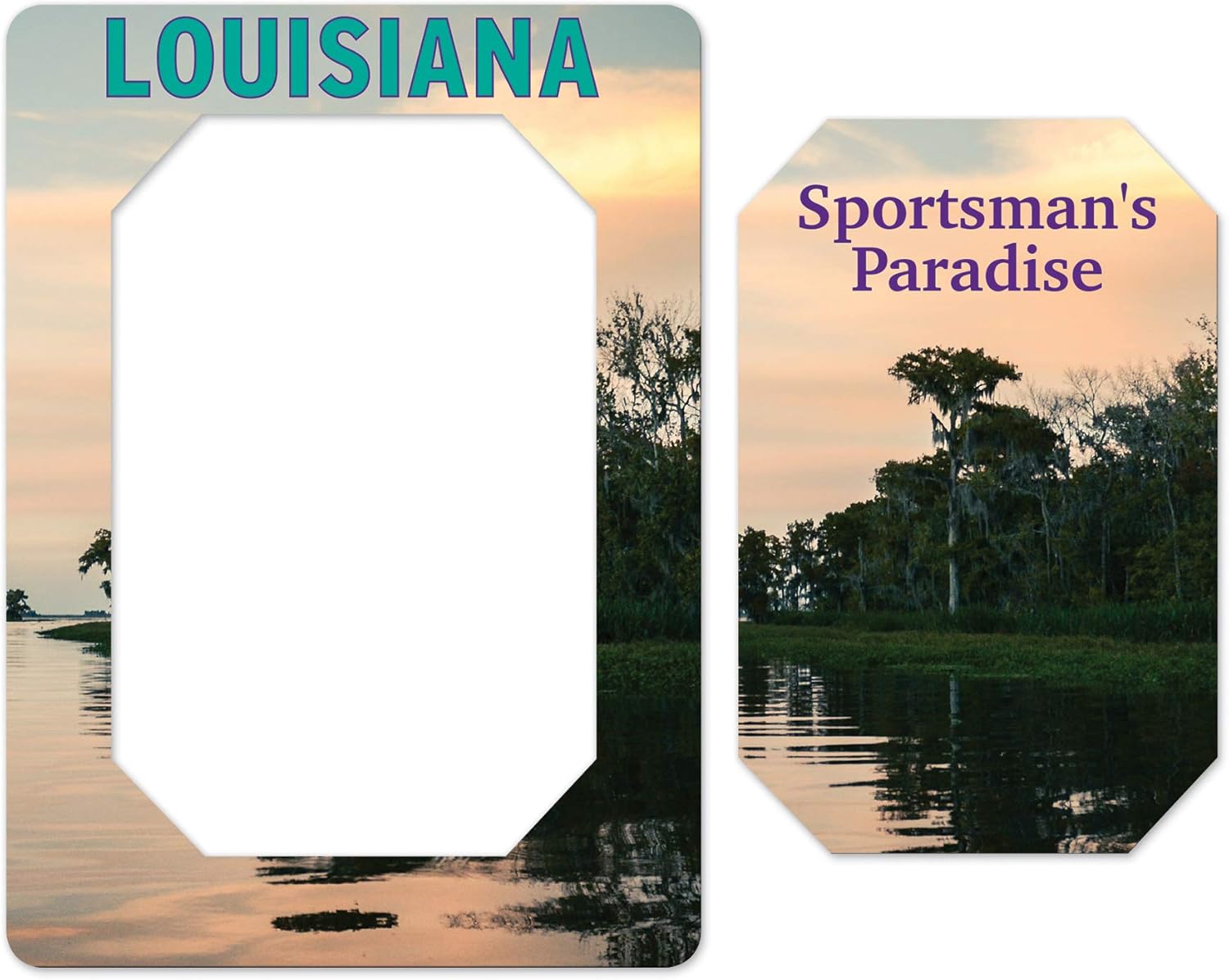 WinCraft Destination Louisiana State/Louisiana Frame MagnetState/Louisiana Frame Magnet, Multi, NA