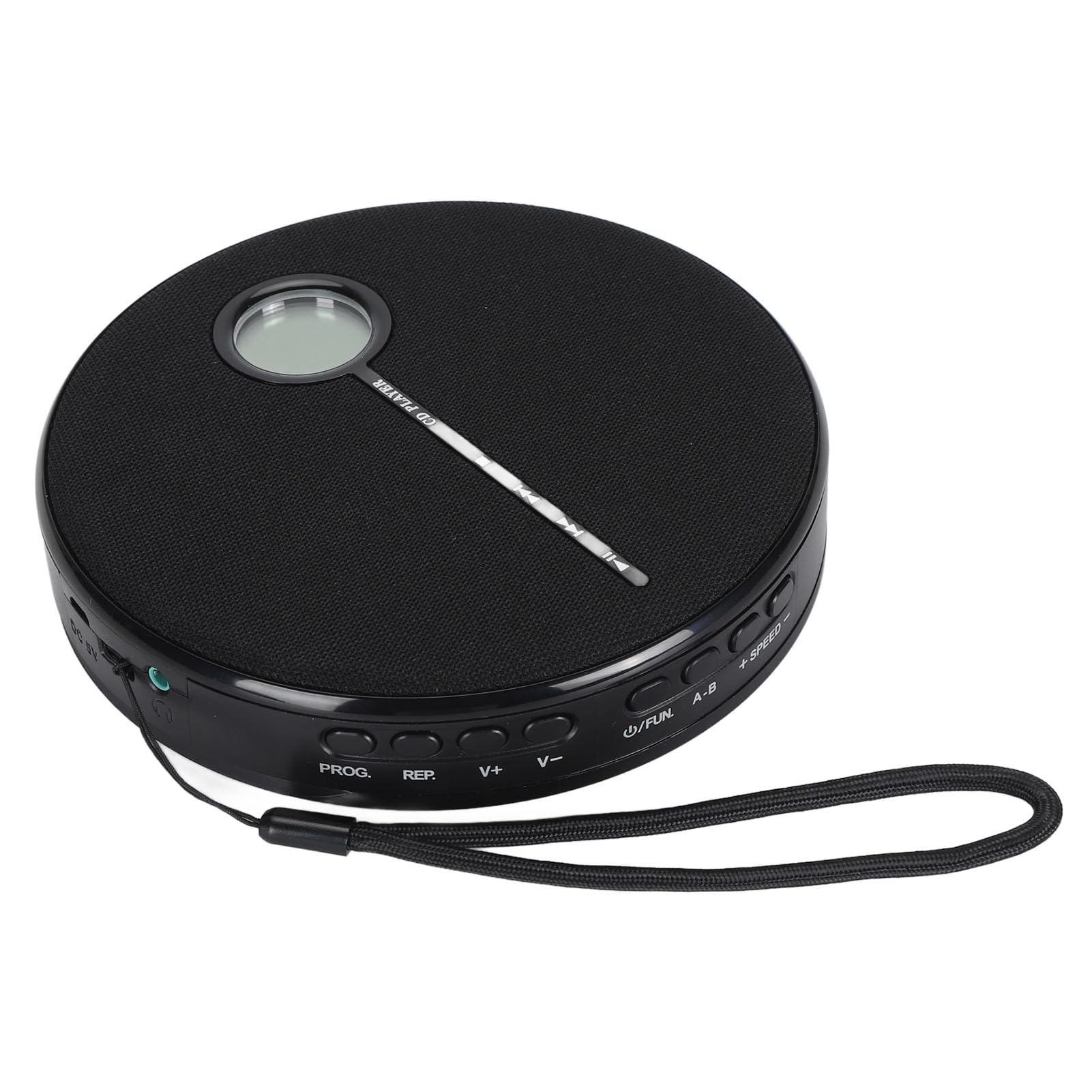Reproductor de CD Reproductor de Música Portátil Recargable con Bluetooth 5.0 para Uso Doméstico Al Aire Libre Material ABS
