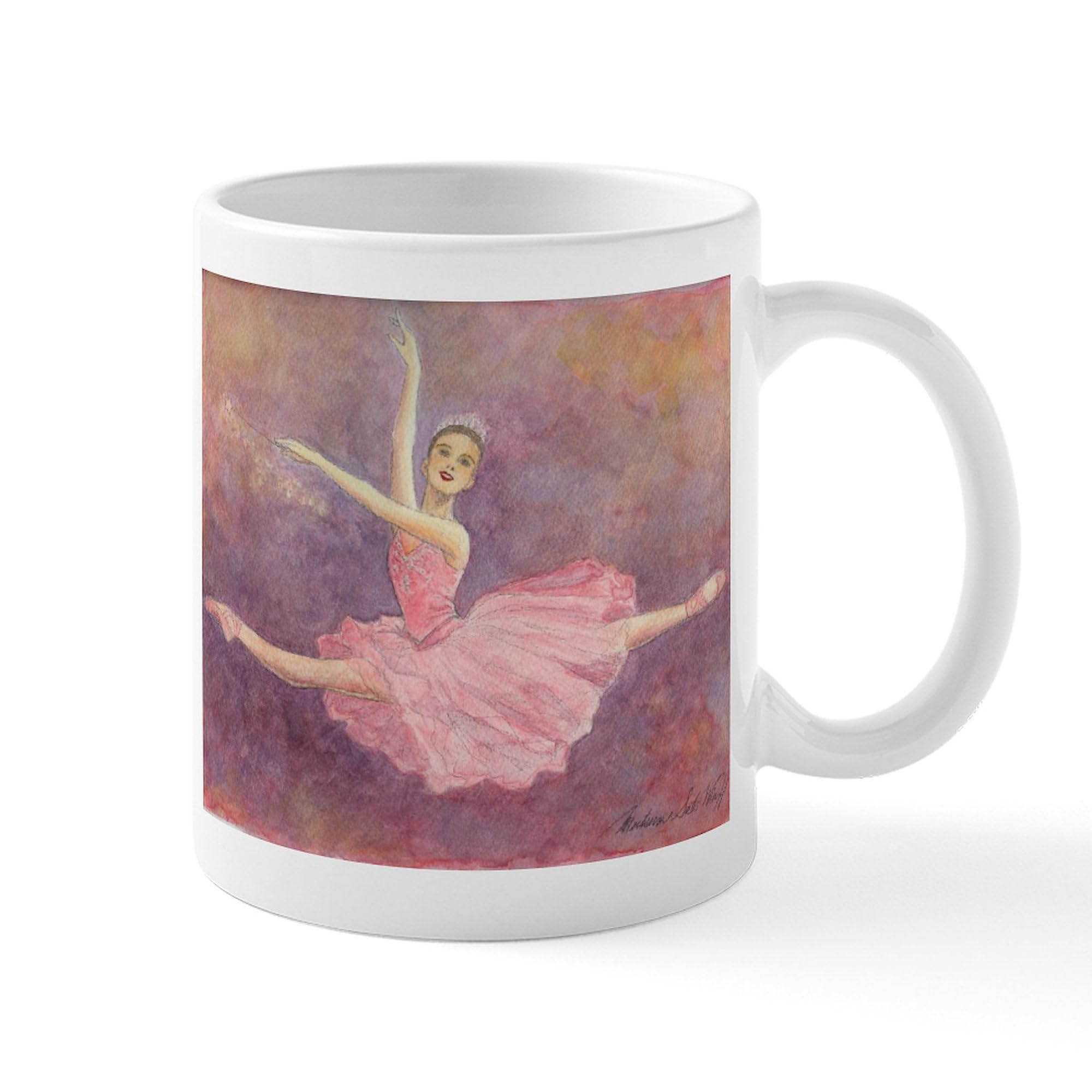 CafePress Sugar Plum Fairy Ballet Mug 11 oz (325 ml) Ceramic Coffee Mug