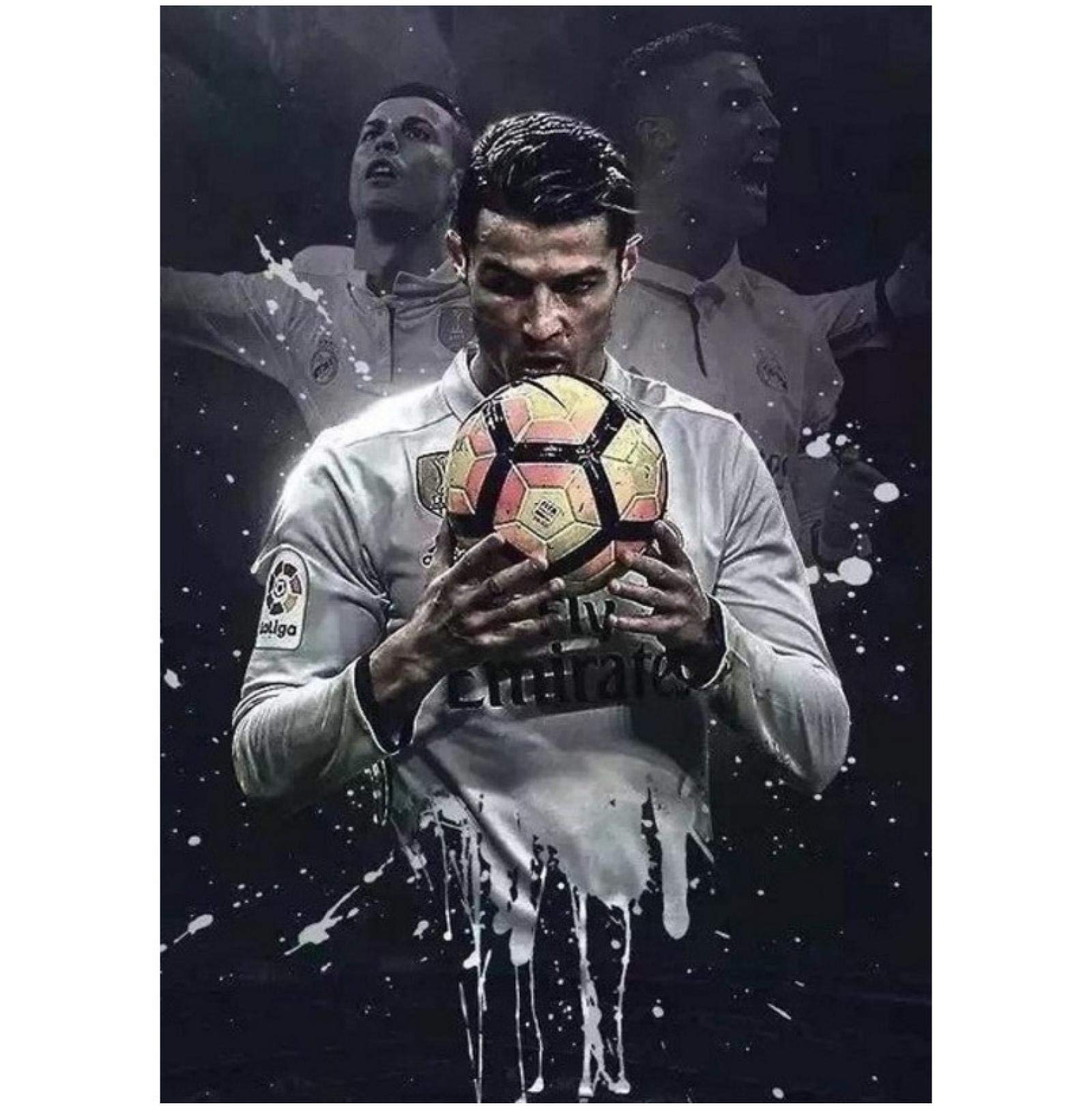 DNJKSA Football Sport Cristiano Ronaldo Wall Art Posters Painting Picture Room Decor Bedroom Decor Print on canvas 50x70cm No Frame