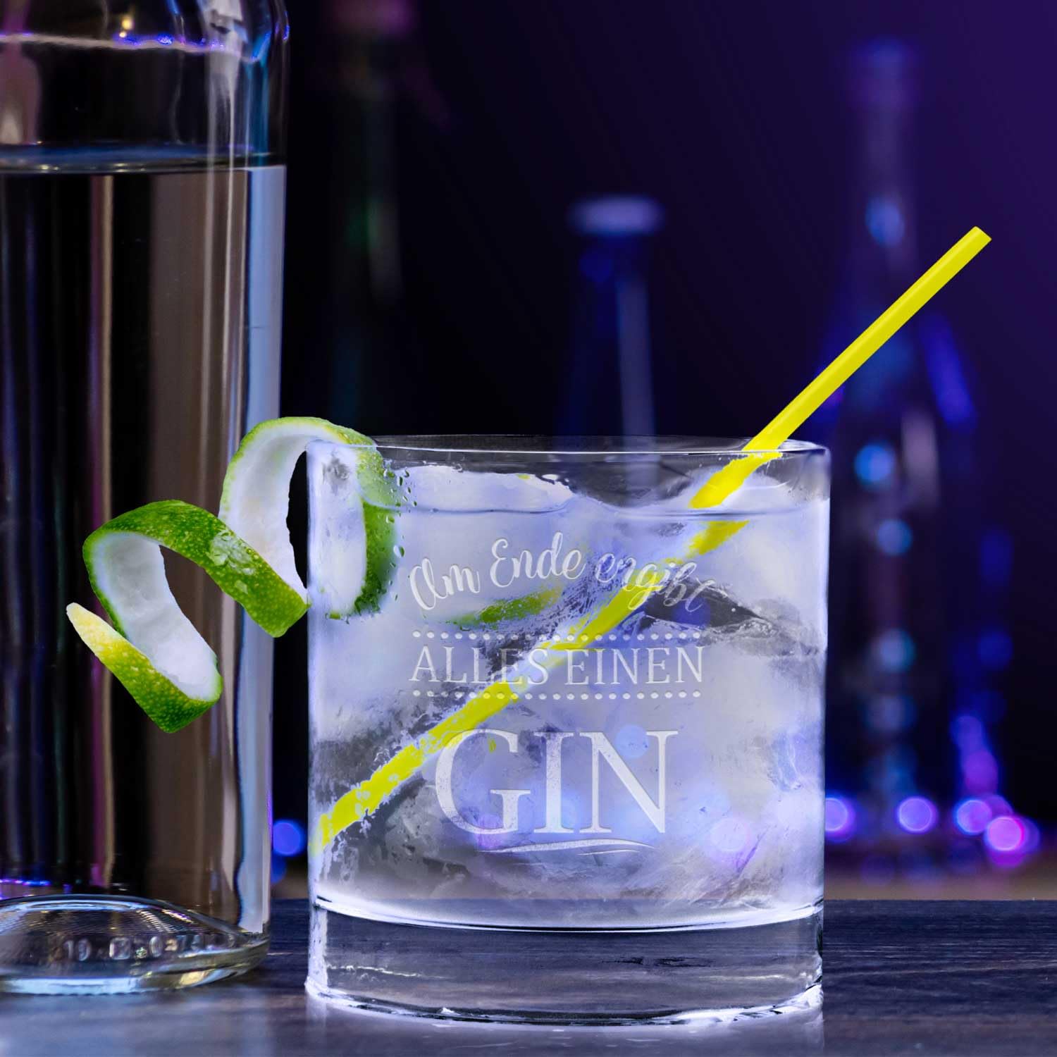 GRAVURZEILE Set Di 2 Bicchieri Da GIN Montana - GIN Per Il | FindTheDeal