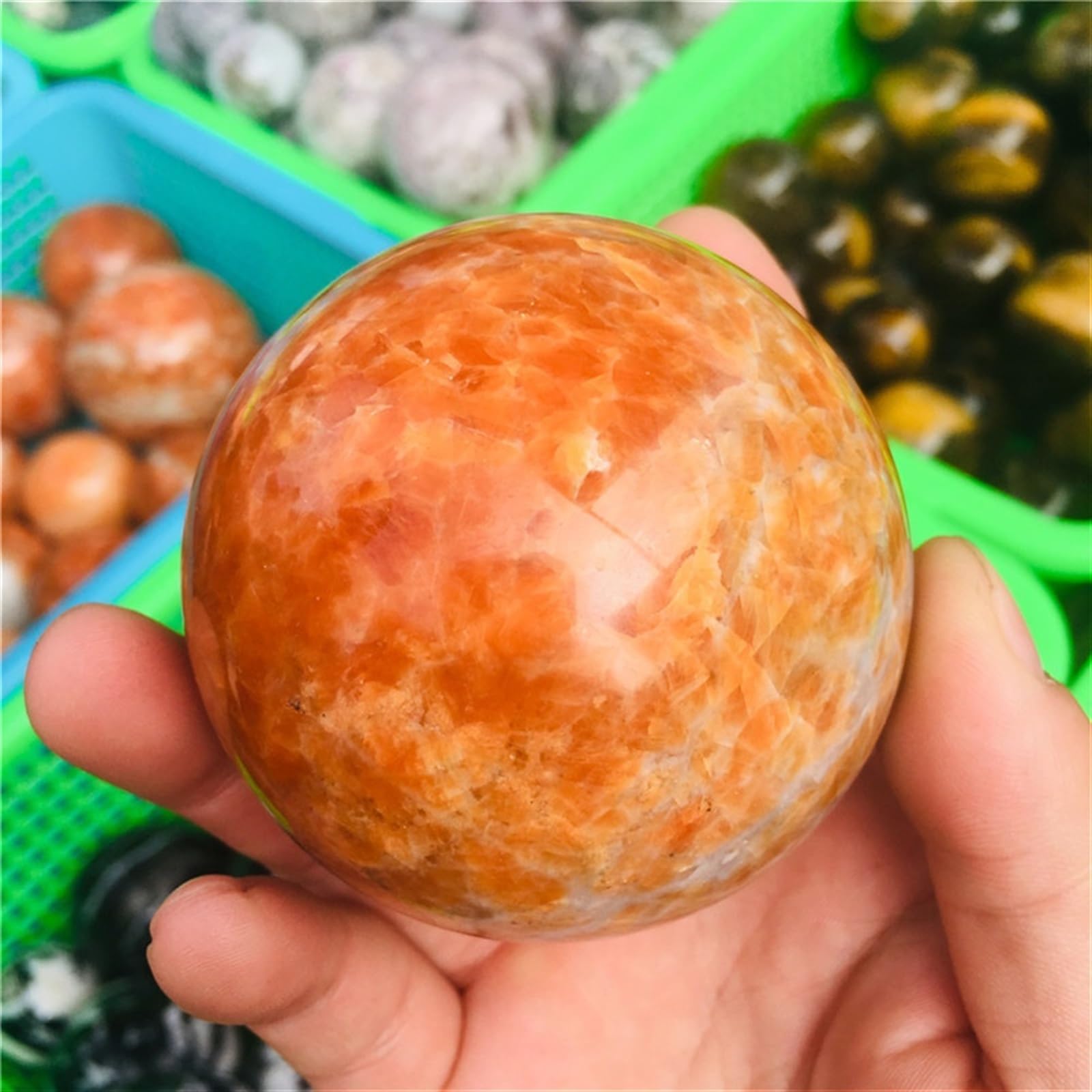 Bellissimo Sfera di Cristal di Quarzo Naturale Sfera di Decorazione della casa in Pietra del Sole Regalo