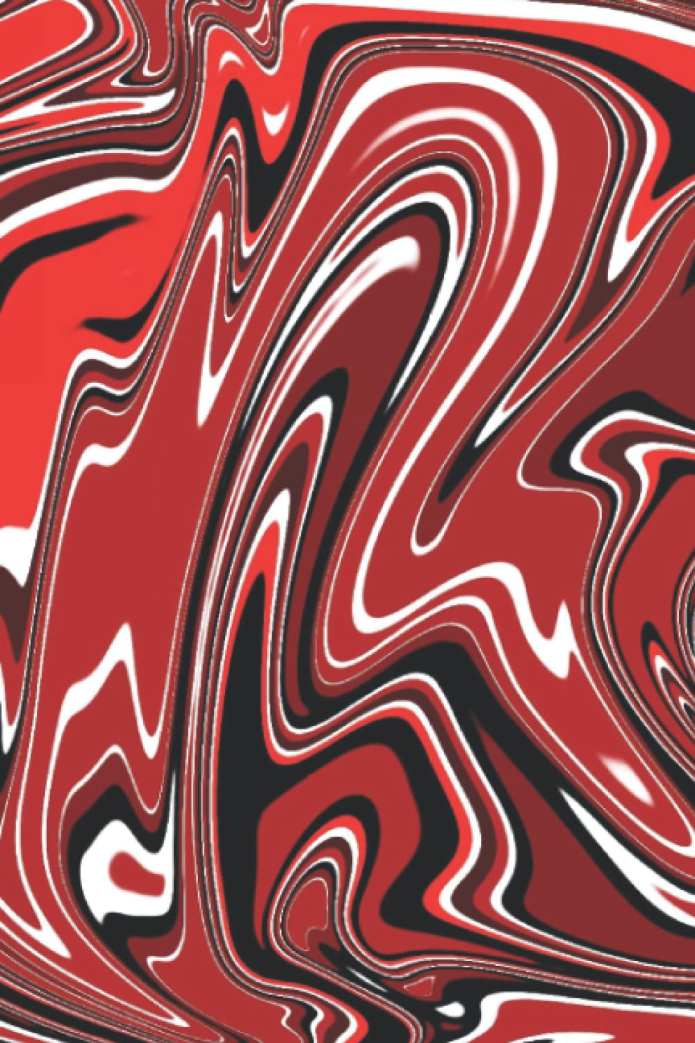 Independently published Marbleized Red Journal