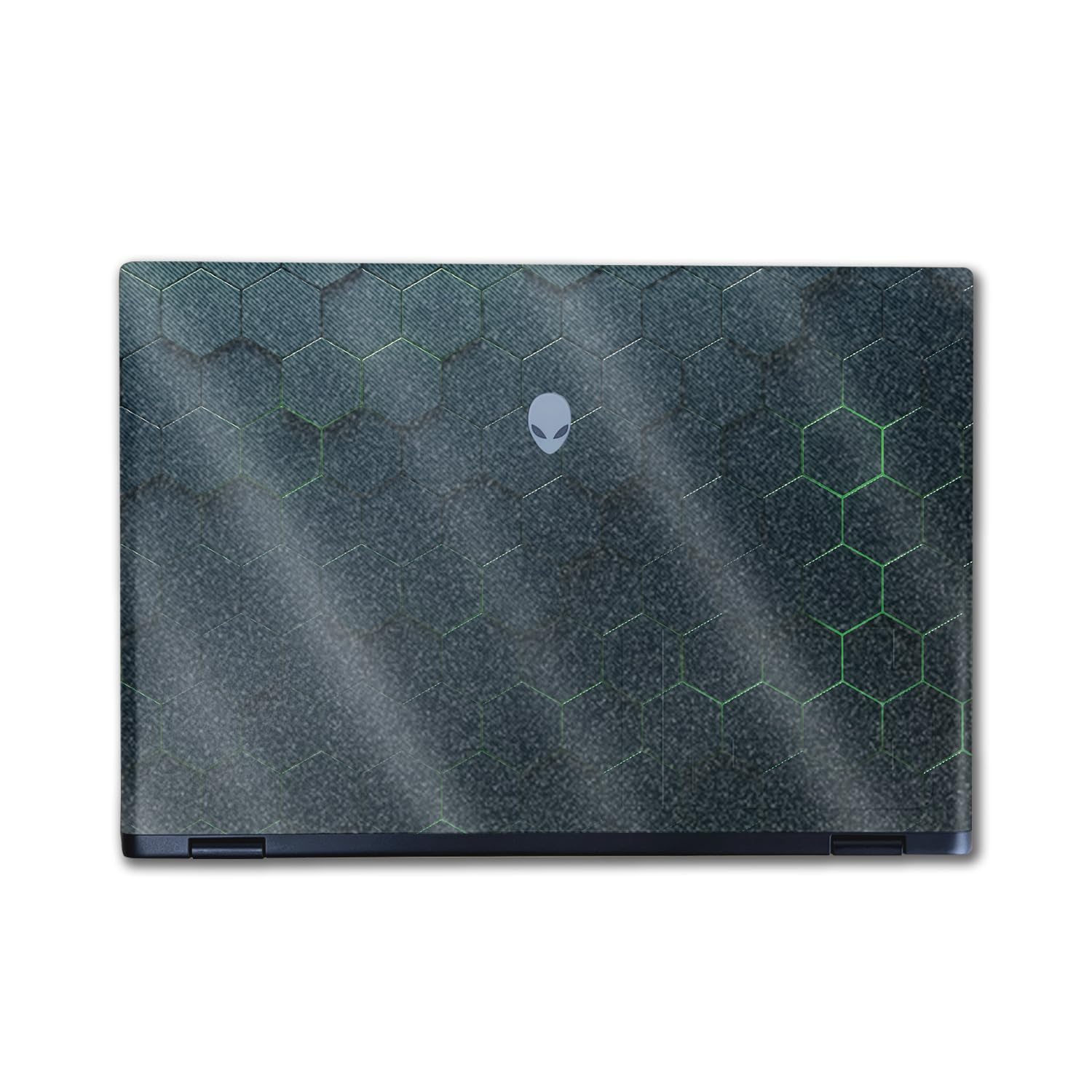 Glossy Glitter Laptop Skin Compatible with Alienware M16 R2 (2024) - Acid Hex - Premium 3M Vinyl Protective Wrap Decal Cover - Easy to Apply | Crafted in The USA by MightySkins
