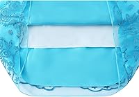 Vista 8 de Aoiviss Disfraz de princesa Elsa para niñas, vestido de Frozen para Halloween, cumpleaños, cosplay