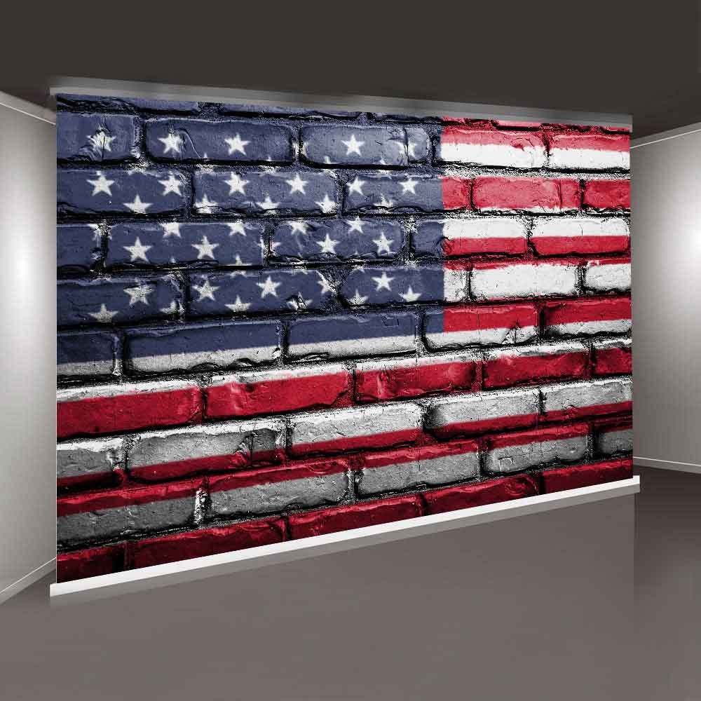 Mme 10 x 7ft telón de Fondo de la Bandera Americana Las Estrellas y Rayas telón de Fondo – Fondo fotografía Familia Accesorios vídeo geme276