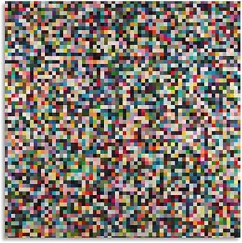 Amazon.co.jp: ゲルハルト・リヒター ポスター《4096色