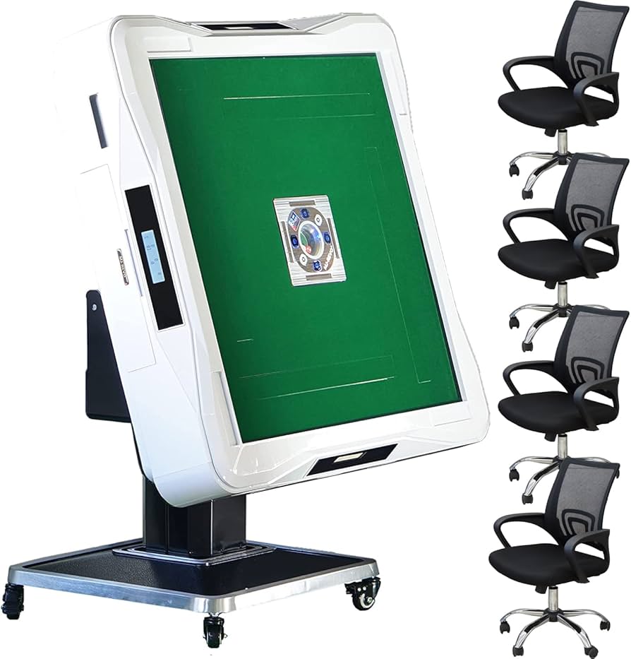 Amazon.co.jp: MJ-REVO 点数表示 全自動麻雀卓 LIVE 麻雀イス セット