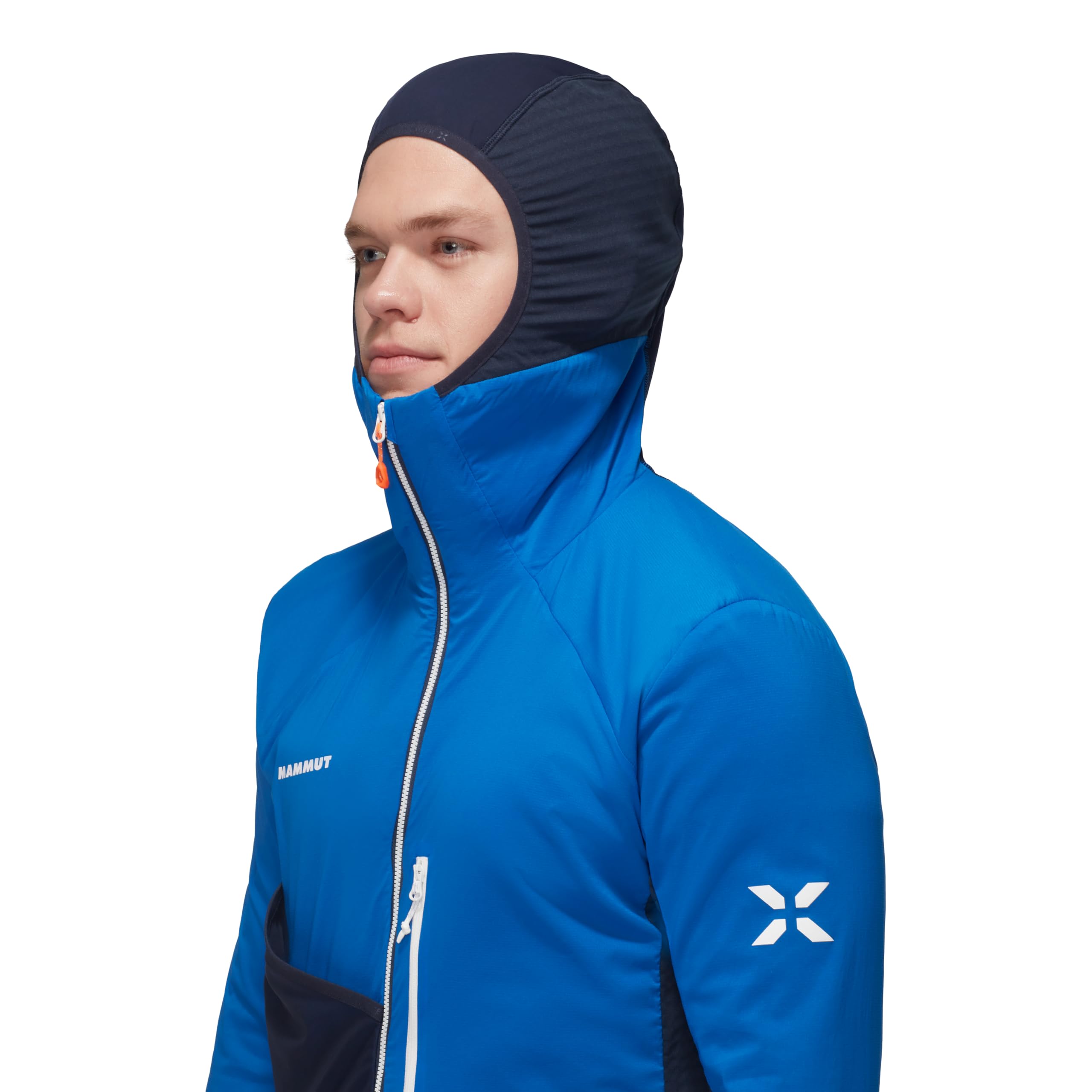 Mammut アイガー スピード ミッドレイヤー ハイブリッド ハーフジップ フーディー メンズ/Eiger Speed ML Hybrid Half Zip Hoodie Men Capa mediaHombre