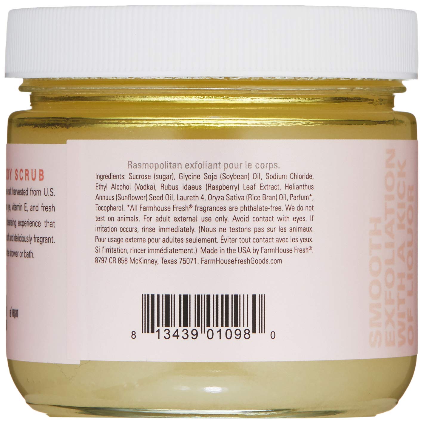 Farmhouse Fresh Rasmopolitan Body Scrub, 13.6 oz