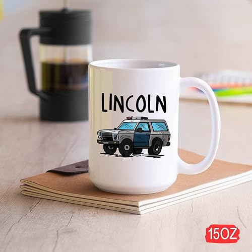 Miniatura 55 de Taza de café personalizada con texto en inglés "The One Where Becomes a Cop", taza de café blanca de 11 onzas, 15 onzas Taza blanca Becomes A