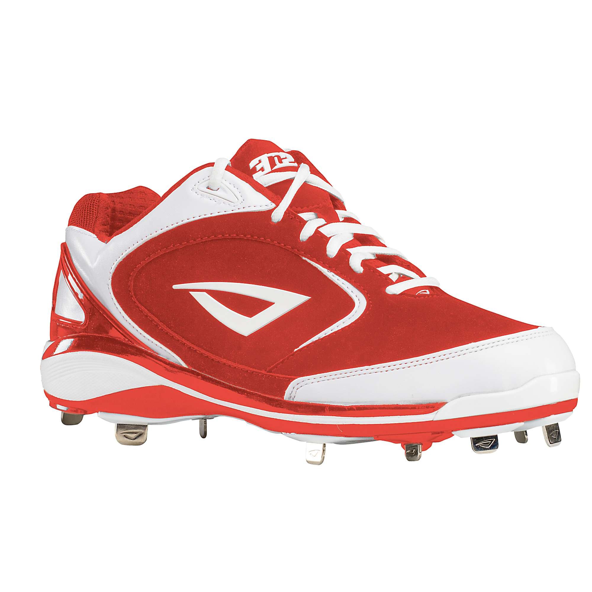 3N2 Men's Pulse+ Baseball Cleat, Red/White, 14