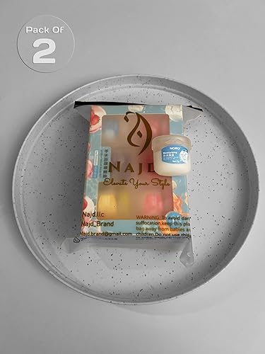 Miniatura 2 de Juego de 2 bálsamos labiales naturales con sabor a frutas, para humectantes labiales antiaplastamiento y nutritiva, mini vaselina, terapia labial