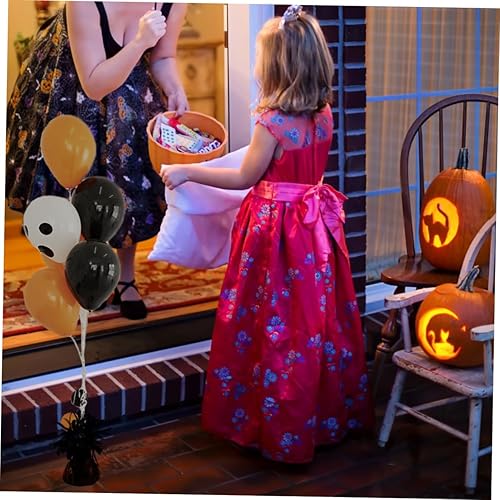 Miniatura 8 de ibasenice 3 juegos de 4 piezas de globos colgantes para globos, globos de peso, accesorios para globos, bloques de peso amarillos, globos grandes,