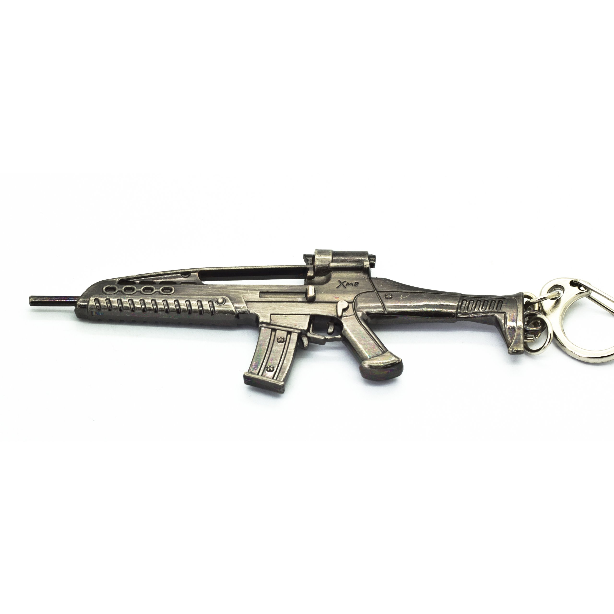 Mingfi Grey Xm8 Rifle Gun Metal Model Keyring Keychain Pendant