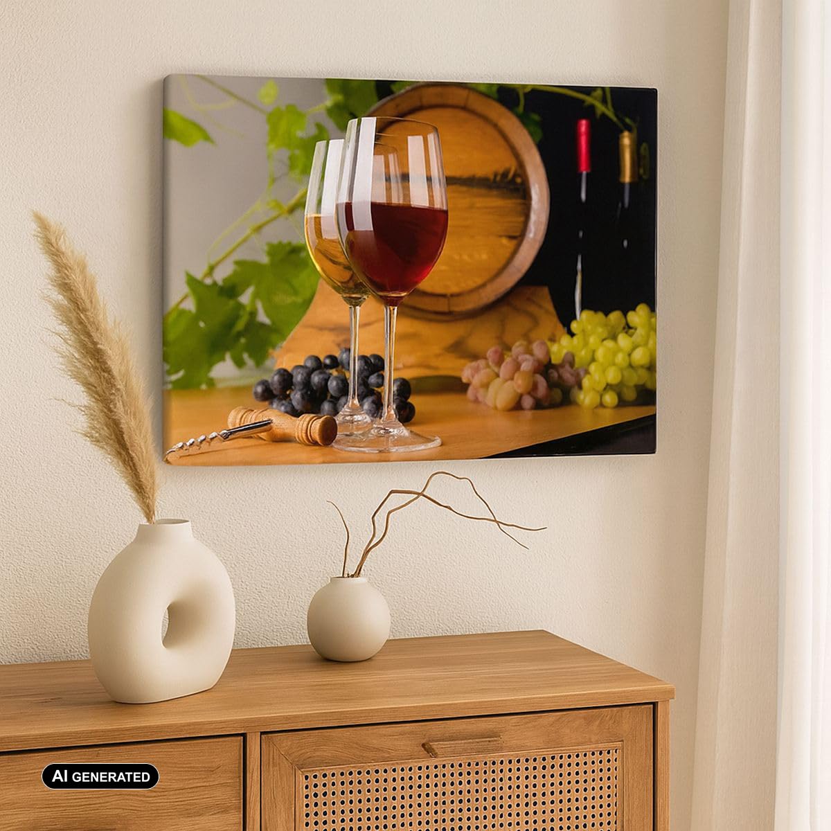ARTTOR Moderno Quadro su Tela 70x50 cm Stampe da Parete Cucina - 2238