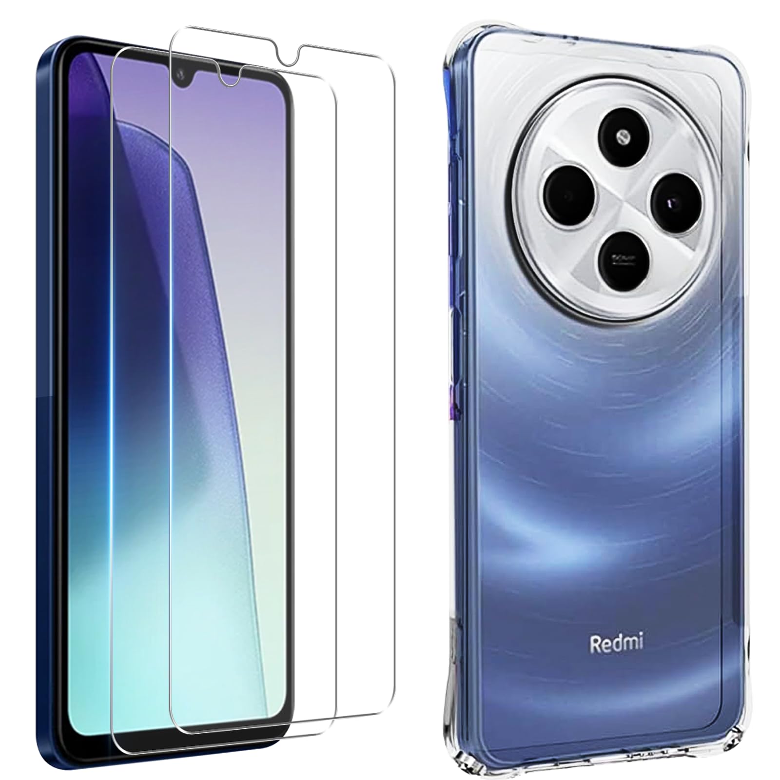 Amazon | 対応 Xiaomi Redmi 14C ガラスフイルム (2枚入り) +