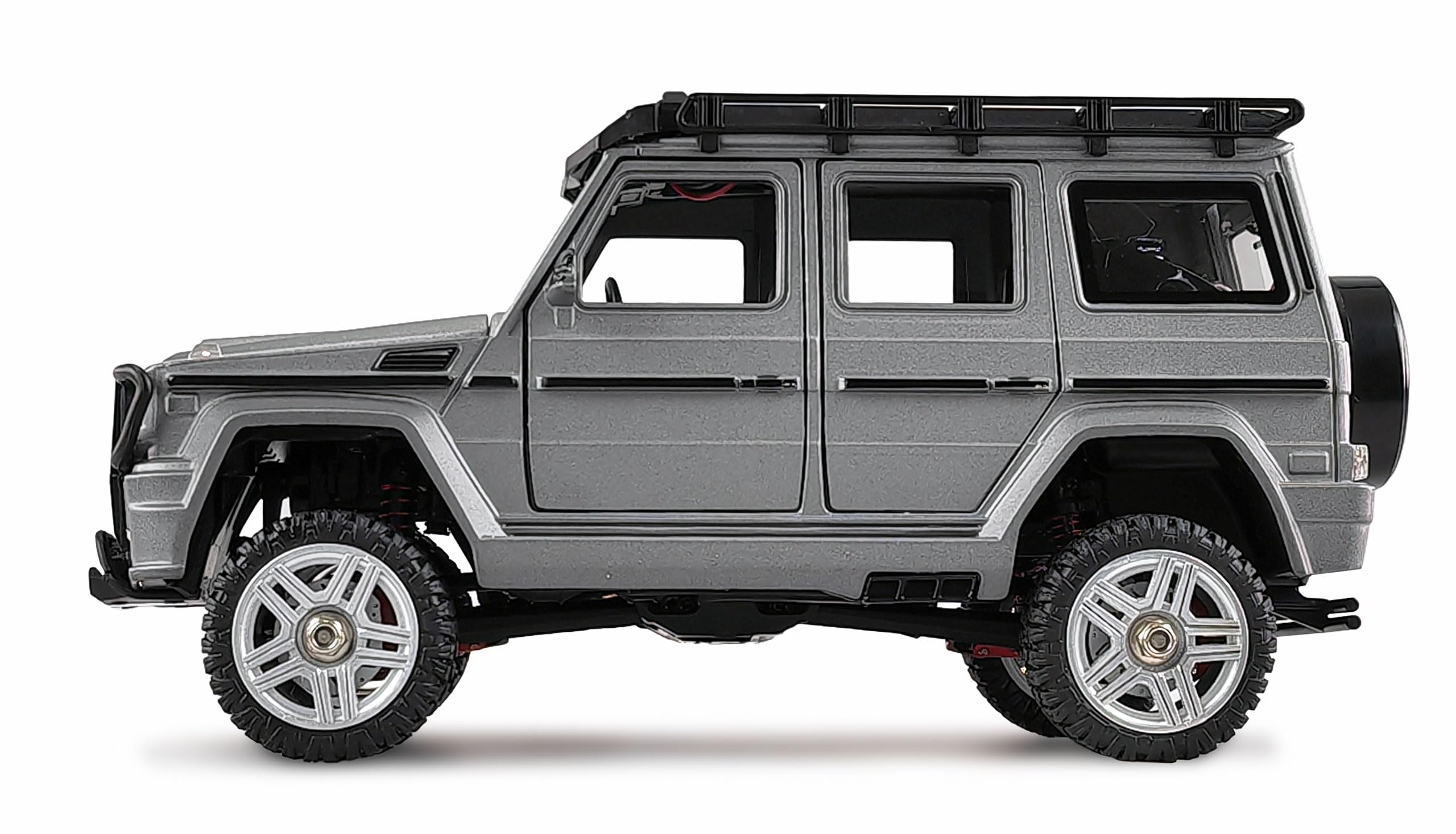 Amewi BRX24 Metall Scale RC Crawler zdalnie sterowany samochód 4WD 1:24 RTR antracyt