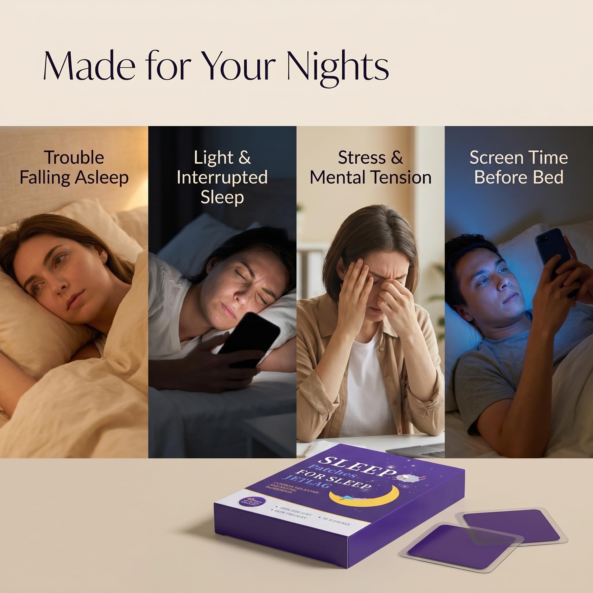 Sleep Patches with Melatonin, Lavender and GABA — Amazon image 4