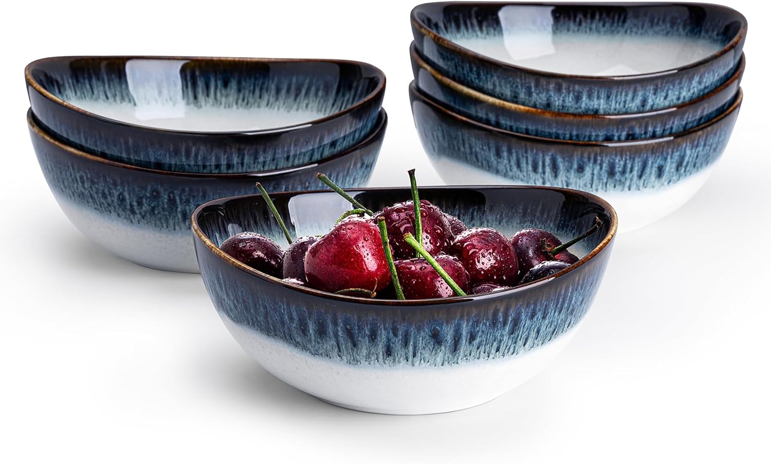 Sweese Porcelain Handmade 18 Oz Soup Bowls Set of 6, Jamaica Ubuy