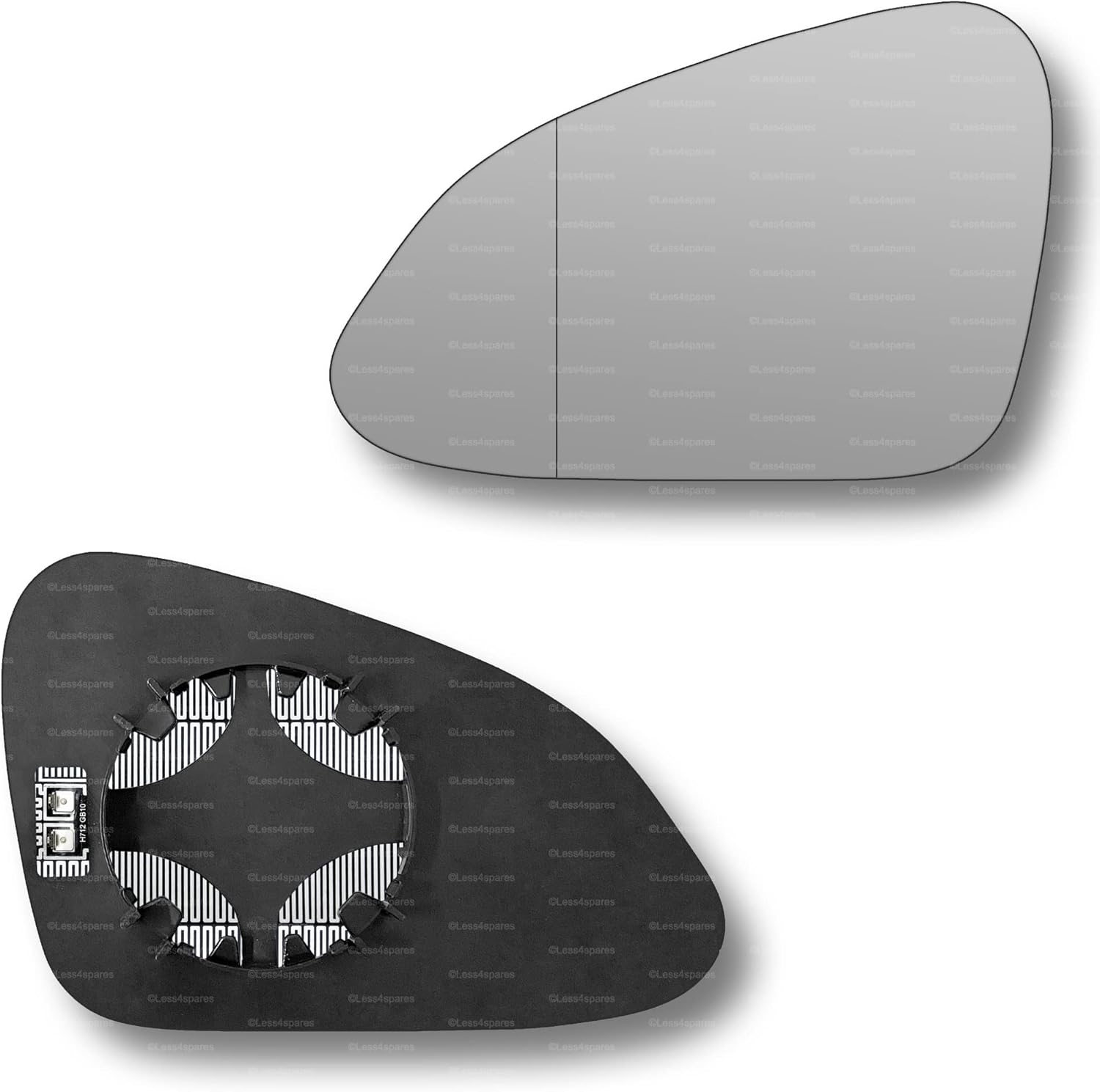 Less4spares Replacement Wing Mirror Glass Left Compatible with Vauxhall