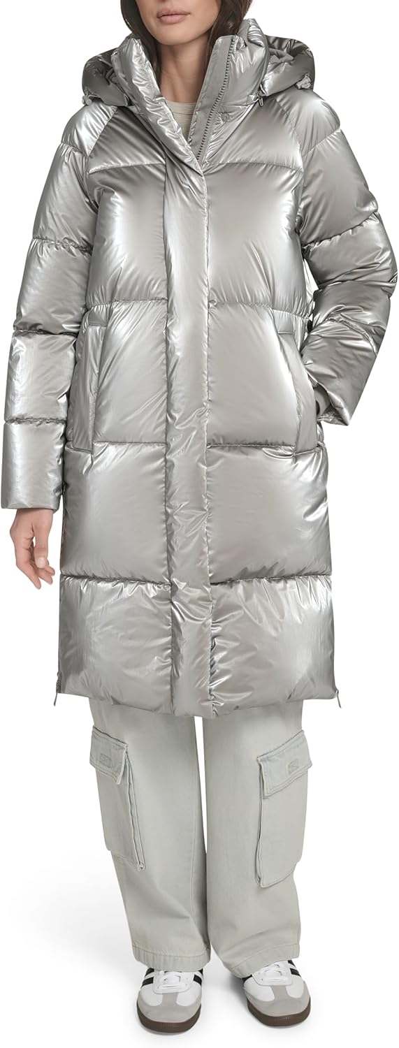 Levi's Women's Cloud Puff Hooded Midlength Puffer Jacket - Image 2