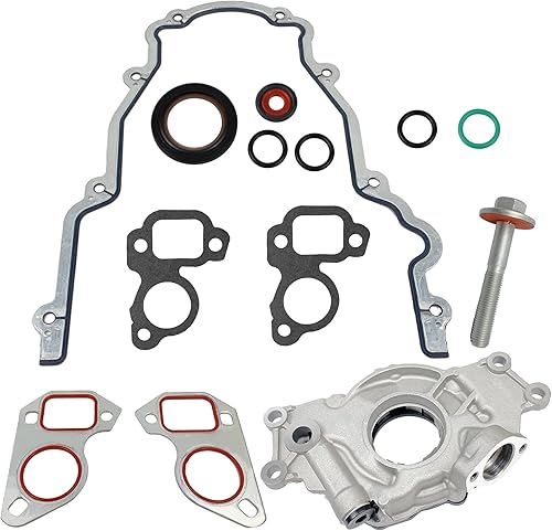M295HV Kit de bomba de aceite LS de alto volumen con juntas y perno equilibrador compatible con 4.8L 5.3L 6.0L Chevrolet Silverado Avalanche