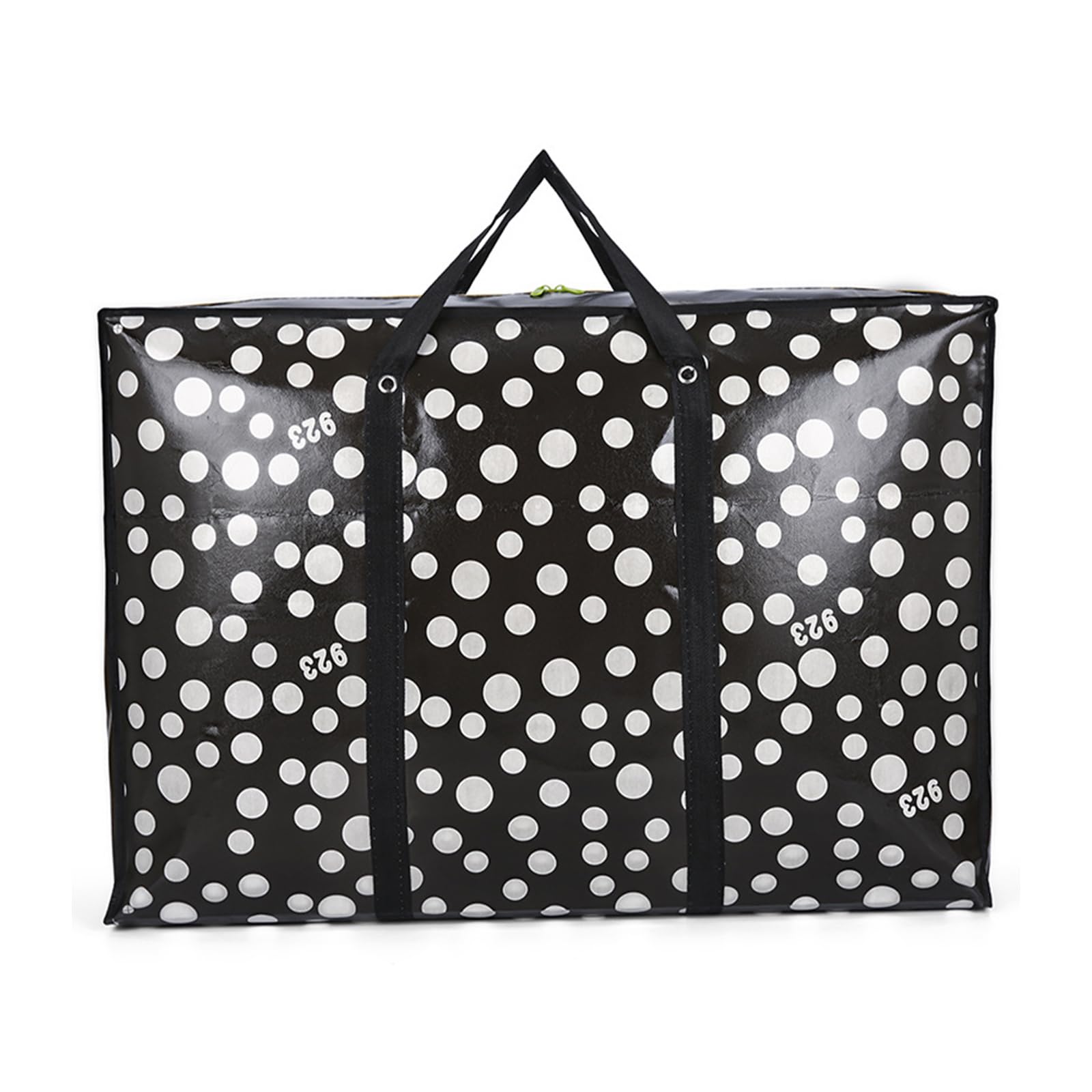 Yuknees Black 98L Extra Large Storage Bags,Waterproof Dust Resistant Reusable Double Zipper Bag,For Moving House Clothing, Wardrobe Storage, Toys, Laundry, Bedding (Black)