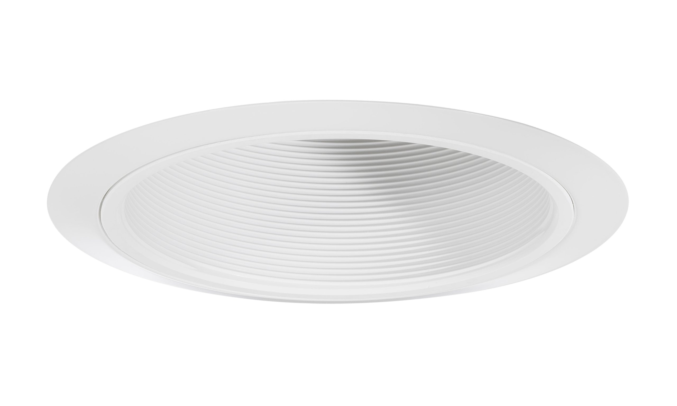 JunoLighting 25W-WH 6-Inch Straight Downlight Baffle White with White Trim