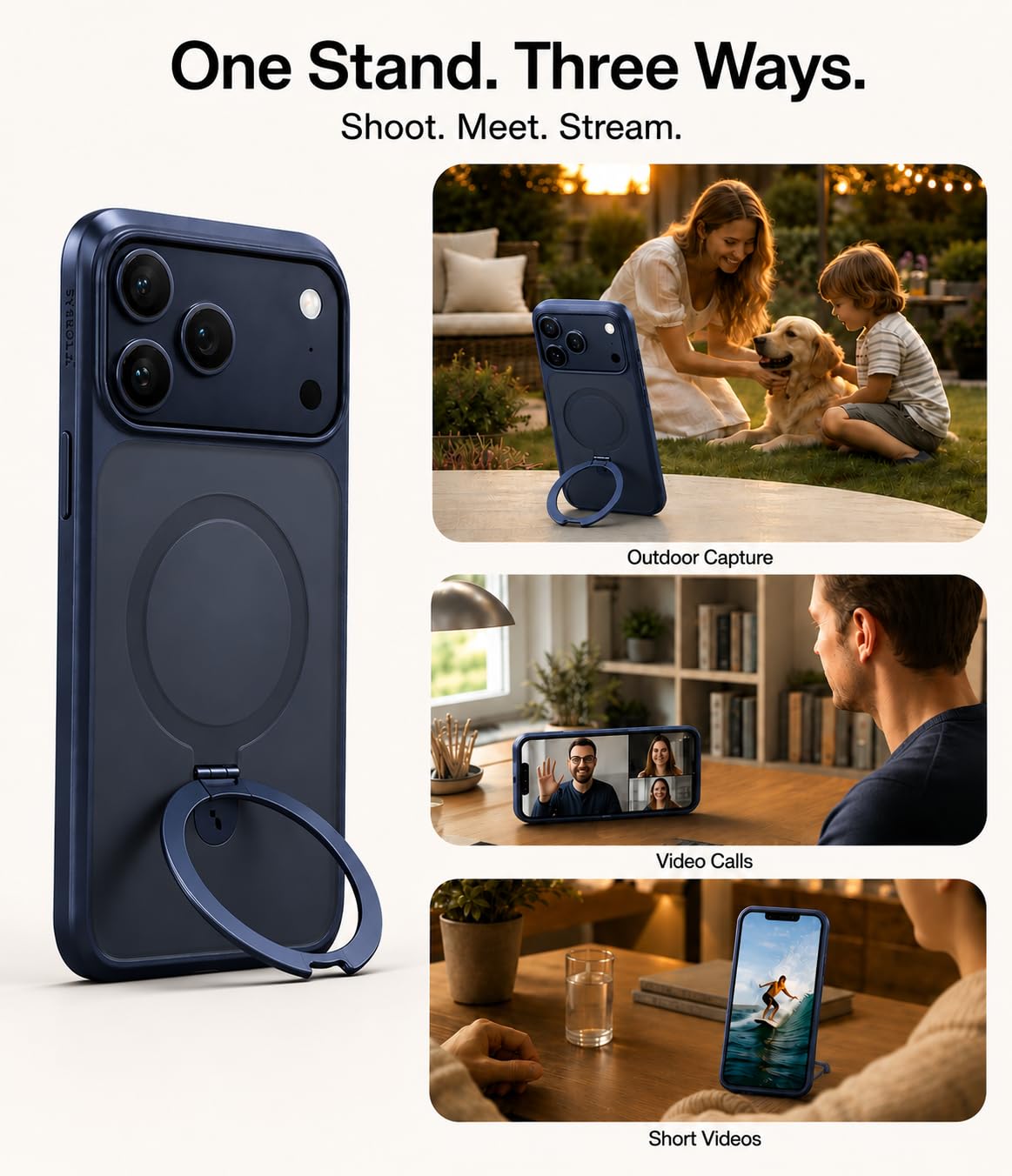 Amazon.com: TORRAS Magnetic for iPhone 17 Pro Max Case with Stand