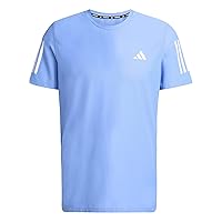 Adidas Uomo Own The Run Tee, Blue Fusion
