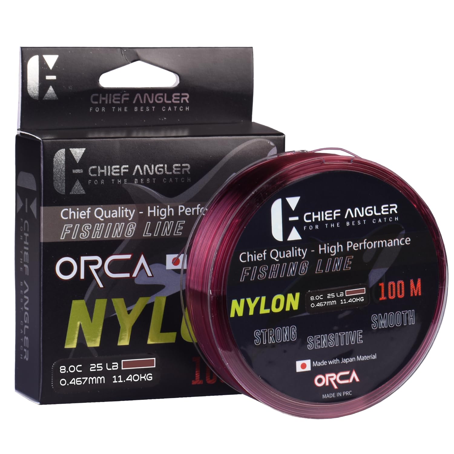 Chief Angler Orca Monofilament Nylon Fishing Line Mono Wire 100m 0.467mm-25LB Set of 2 Brown (B0CSPTYVP2) Amazon Price History, Amazon Price Tracker