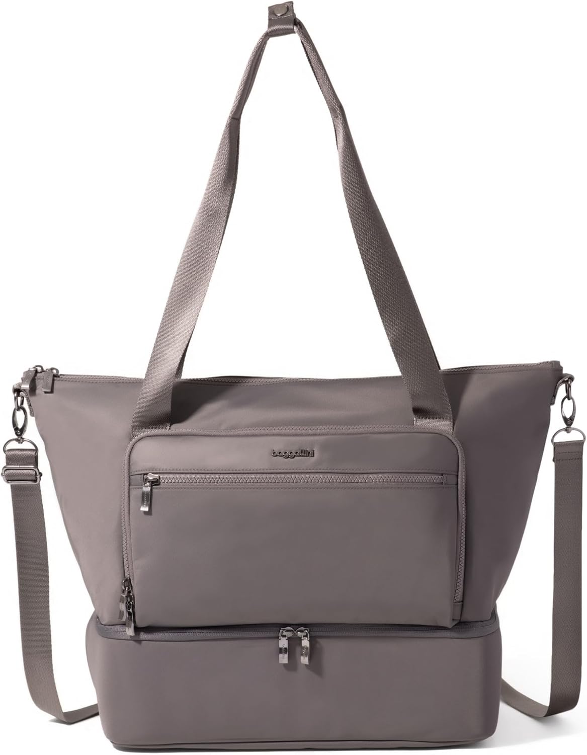 Baggallini Women's Park Ave Overnight Lightweight 14"x20" Travel Essential Weekender Tote Bag