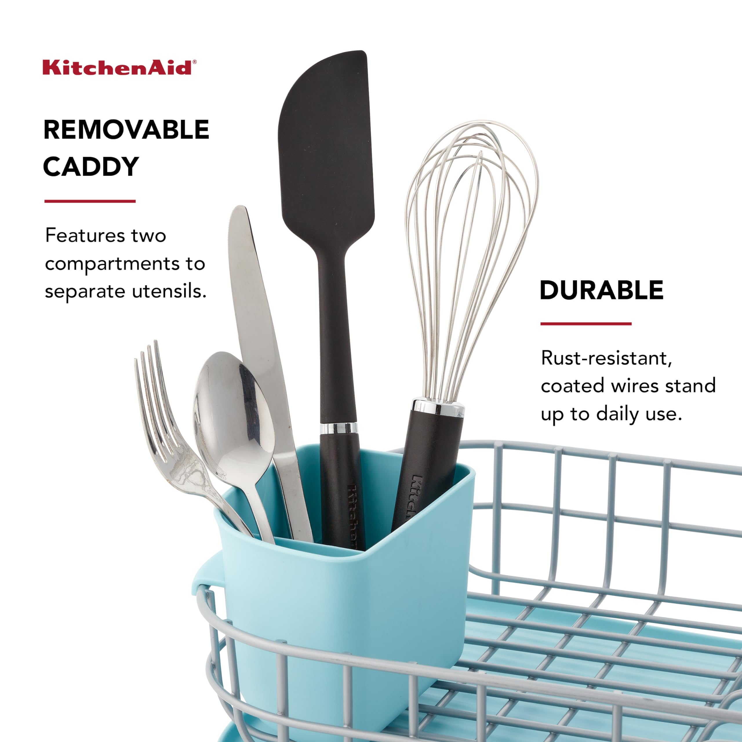 KitchenAid 水切りザル Amazon.com: KitchenAid Compact Space Saving, Dish Rack with