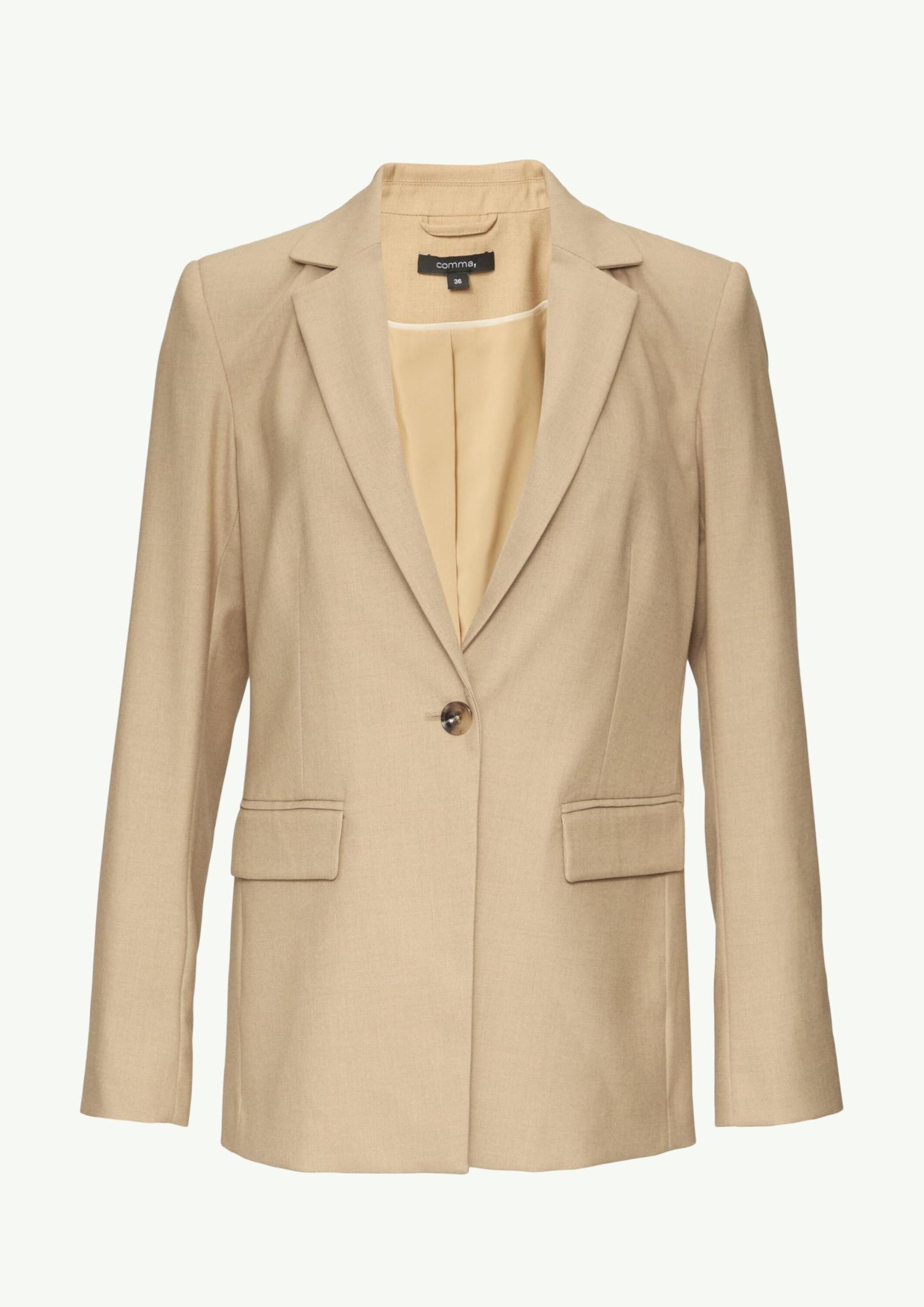 COMMA Antaillierter Blazer mit Twillstruktur