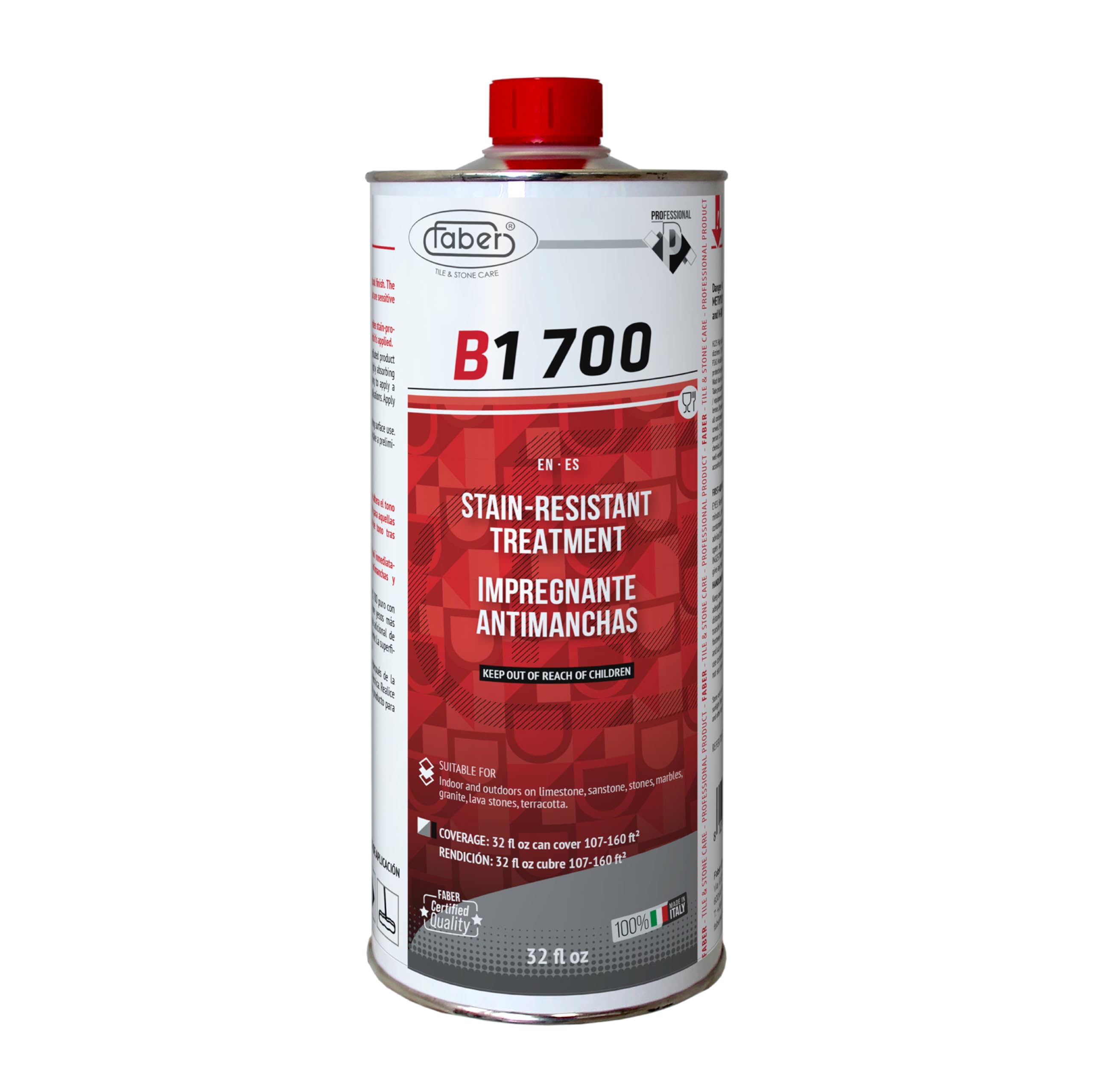 FABER Professional: Sellador de impregnación de secado rápido de alto rendimiento para piedra natural 'B1 700' 1 litro