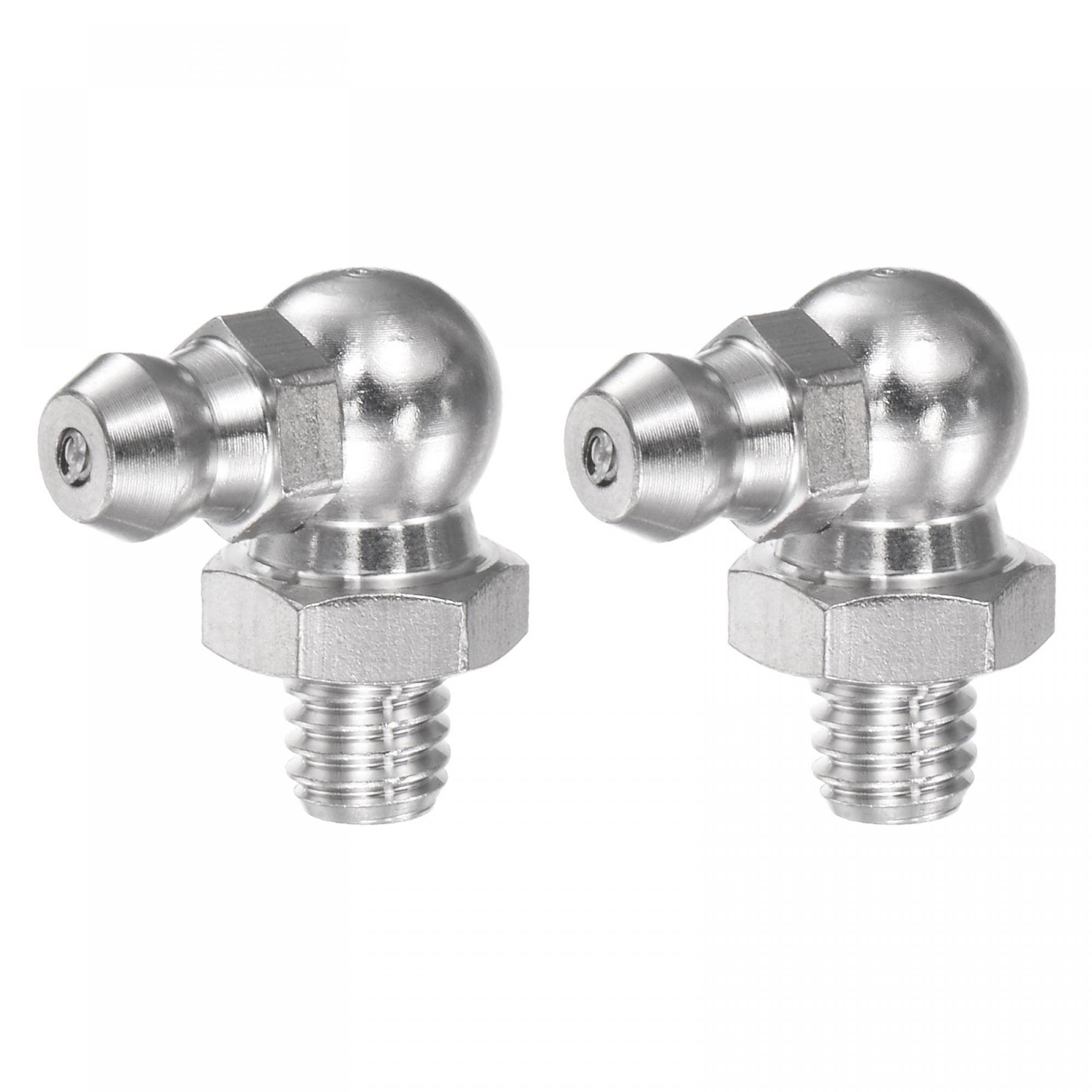 Raccord de graisse hydraulique M6 de haute précision uxcell en inox robuste